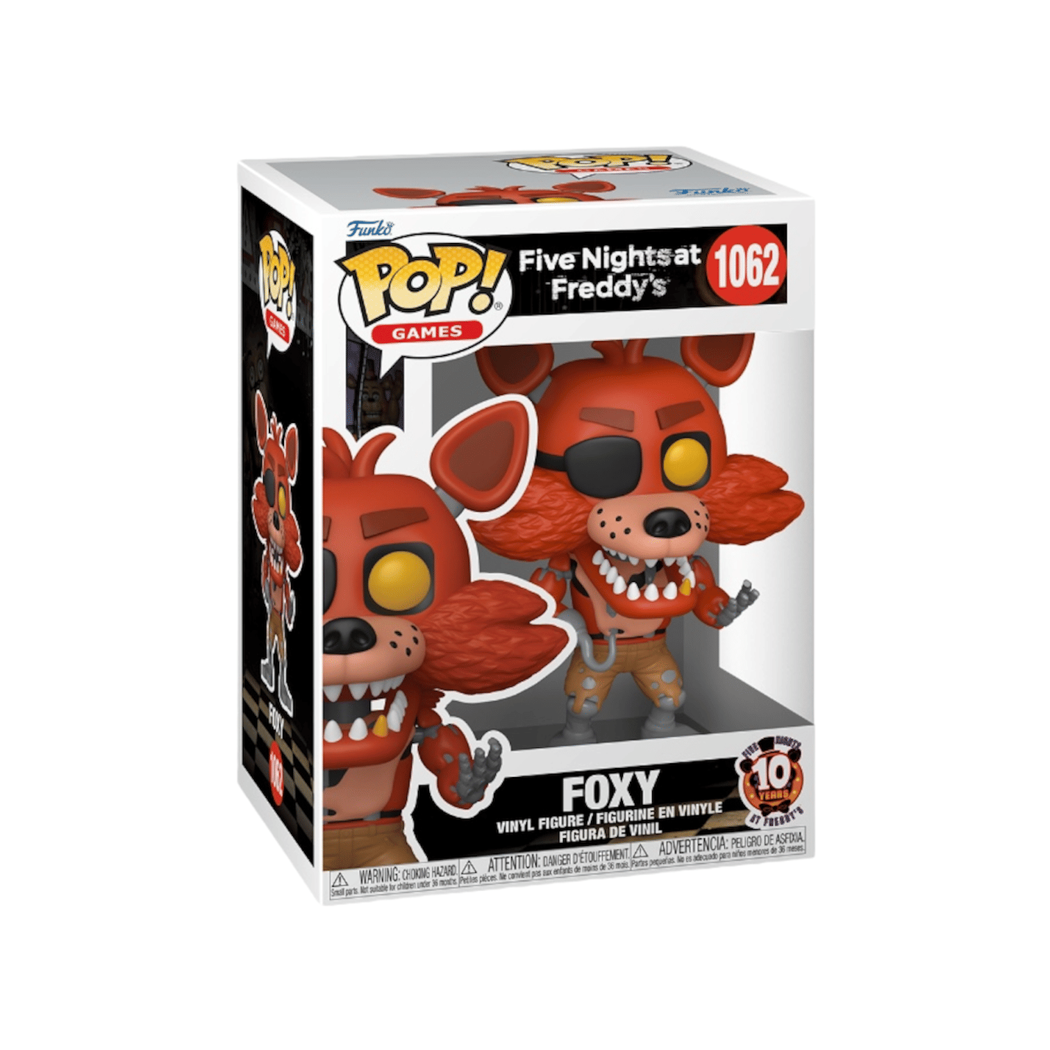 Funko Pop! Foxy #1062 Funko Pop - Five Nights at Freddy's 10th Anniversary