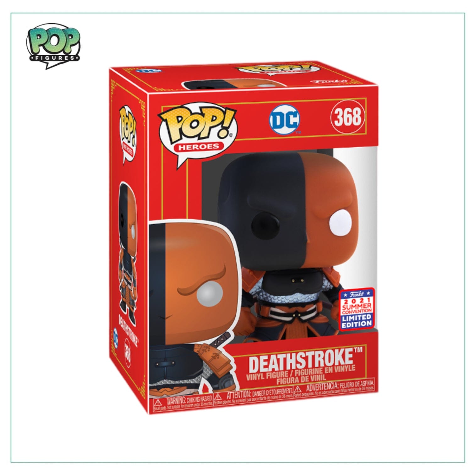 Funko Pop! Deathstroke #368 Funko Pop! - DC Imperial Palace - Virtual Funkon 2021 Shared Exclusive