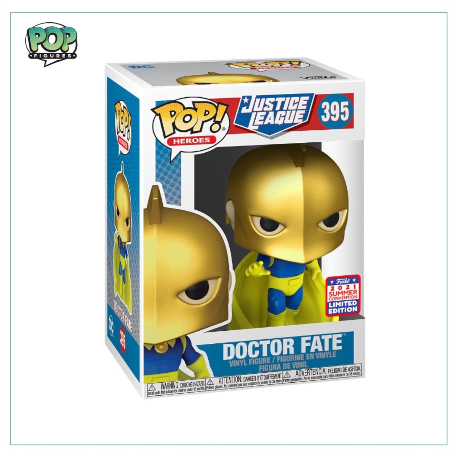 Funko Pop! Doctor Fate #395 Funko Pop! Justice League - Virtual Funkon 2021 Shared Exclusive