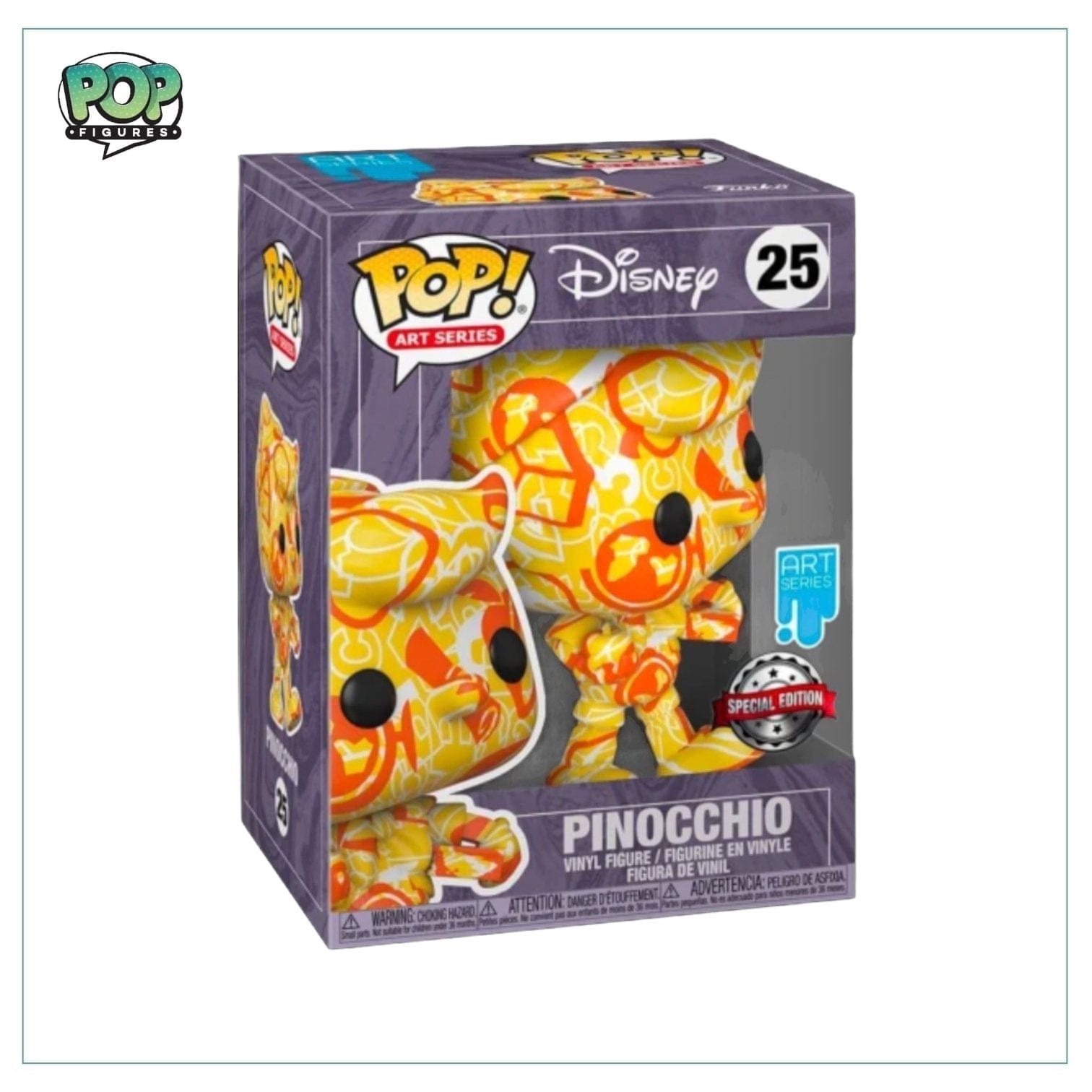 Funko Pop! Pinocchio #25 Funko Pop! - Disney Art Series - Special Edition