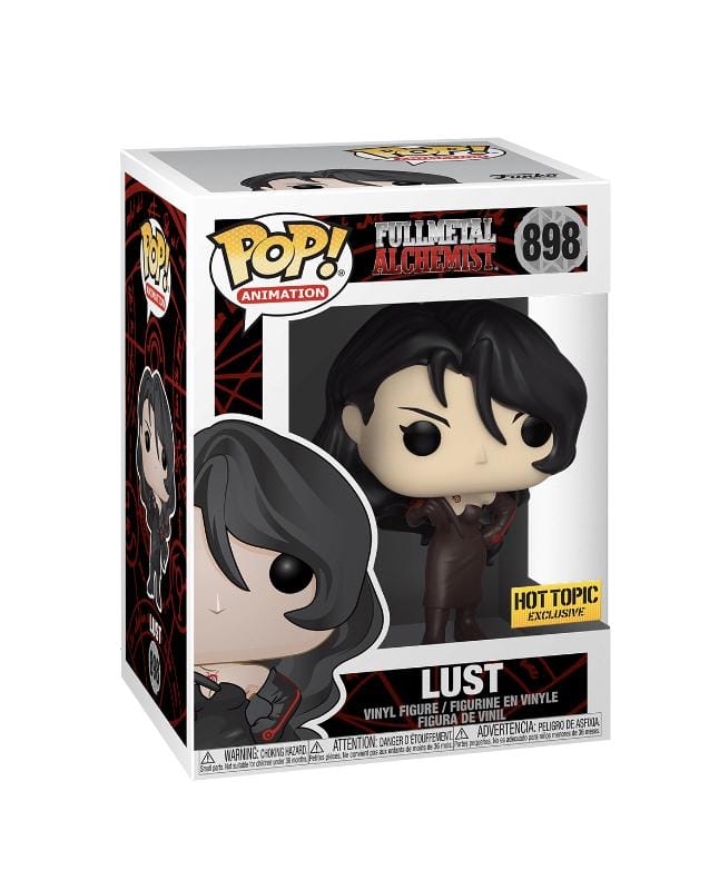 Funko Pop! Lust #898 Funko Pop! Fullmetal Alchemist. Hot Topic Exclusive