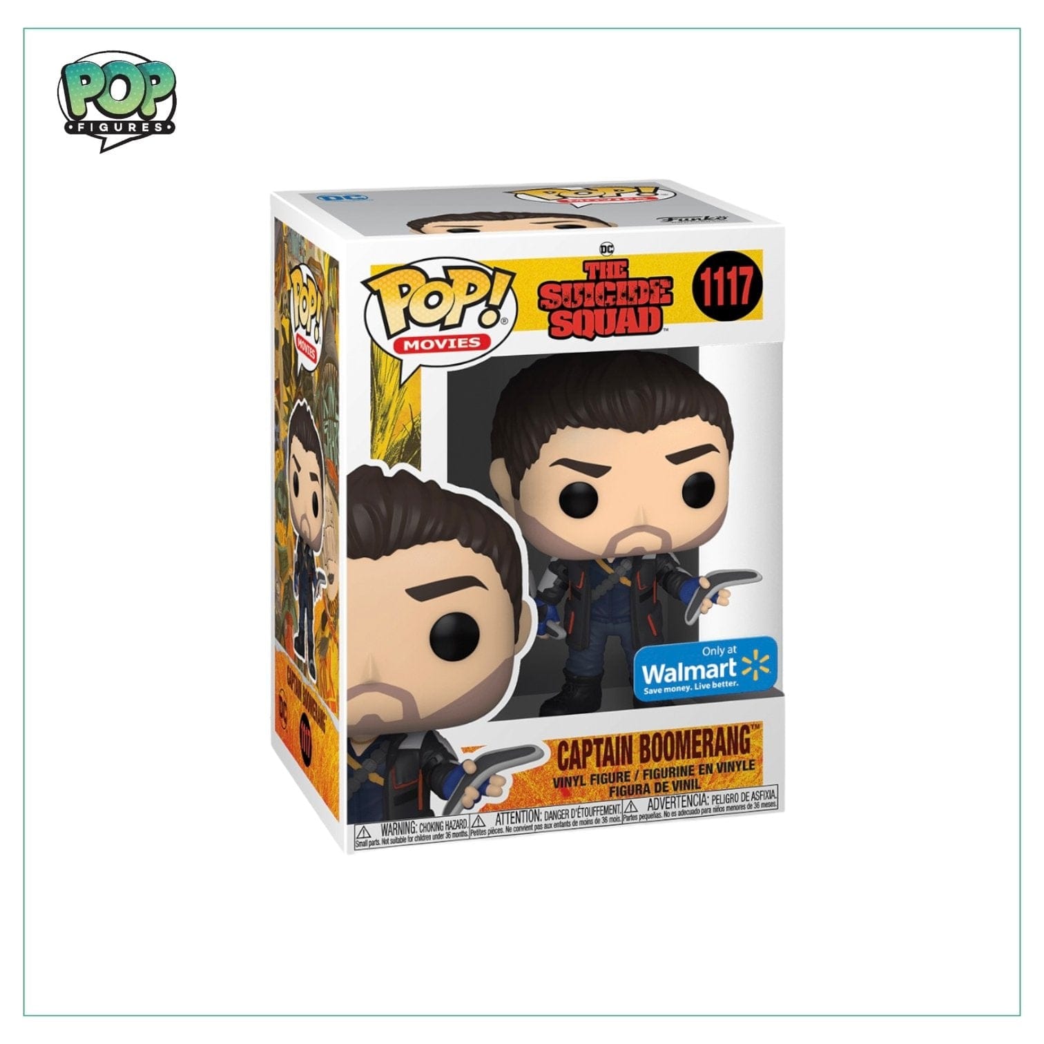 Funko Pop! Captain Boomerang #1117 Funko Pop! The Suicide Squad - Walmart Exclusive