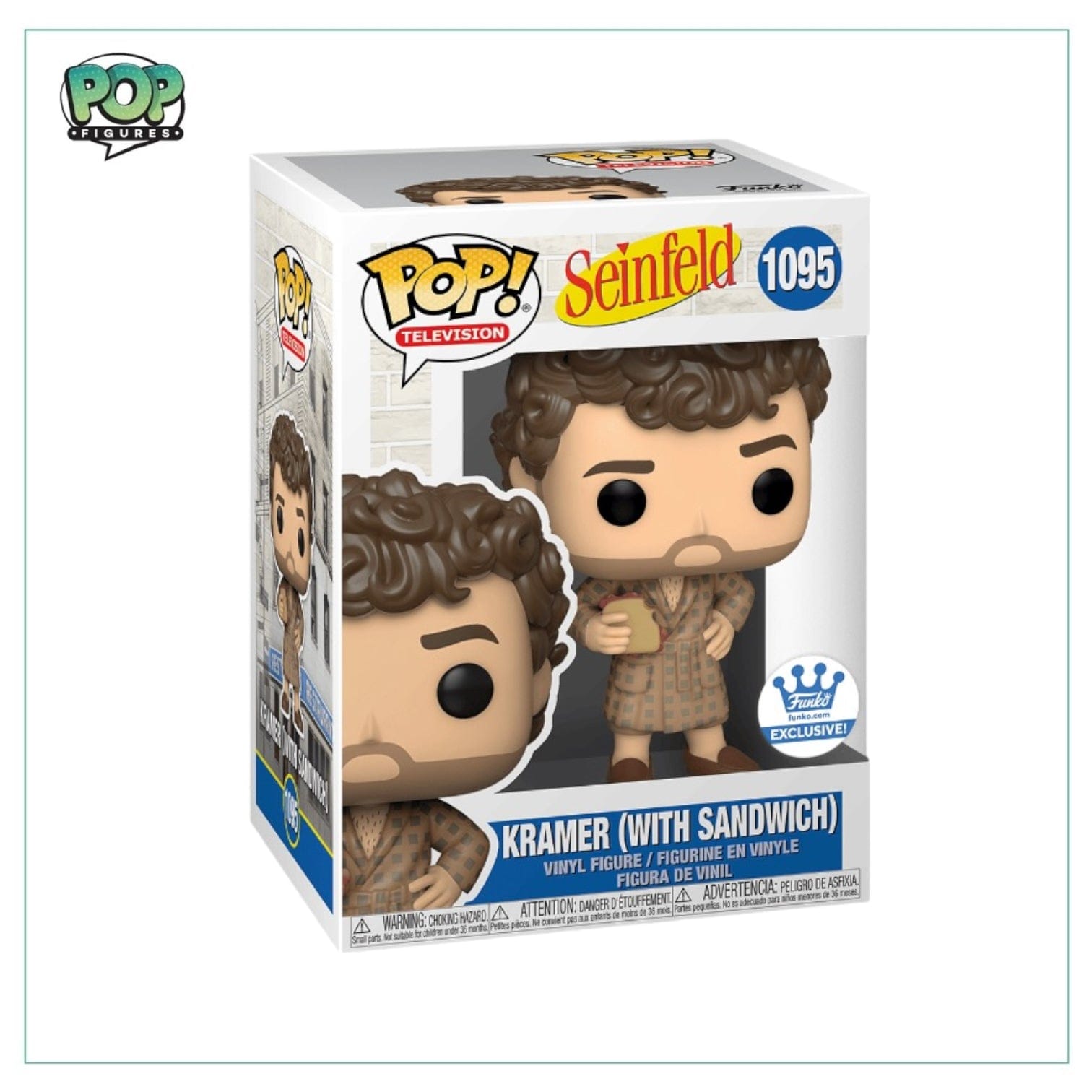 Funko Pop! Kramer (with Sandwich) #1095 Funko Pop! - Seinfeld - Funko Exclusive