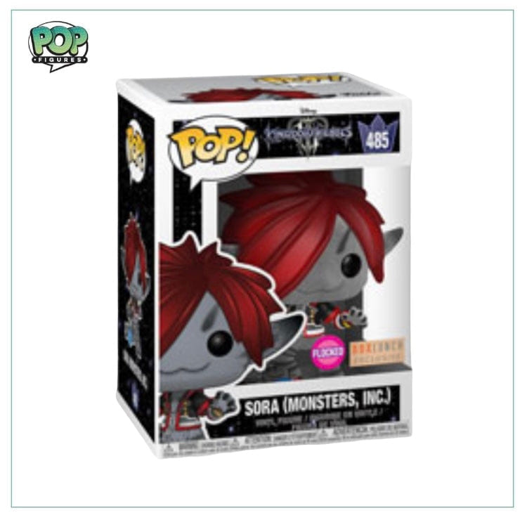 Funko Pop! Sora (Monsters, Inc. Flocked) #485 Funko Pop! Kingdom of Hearts, BoxLunch Exclusive