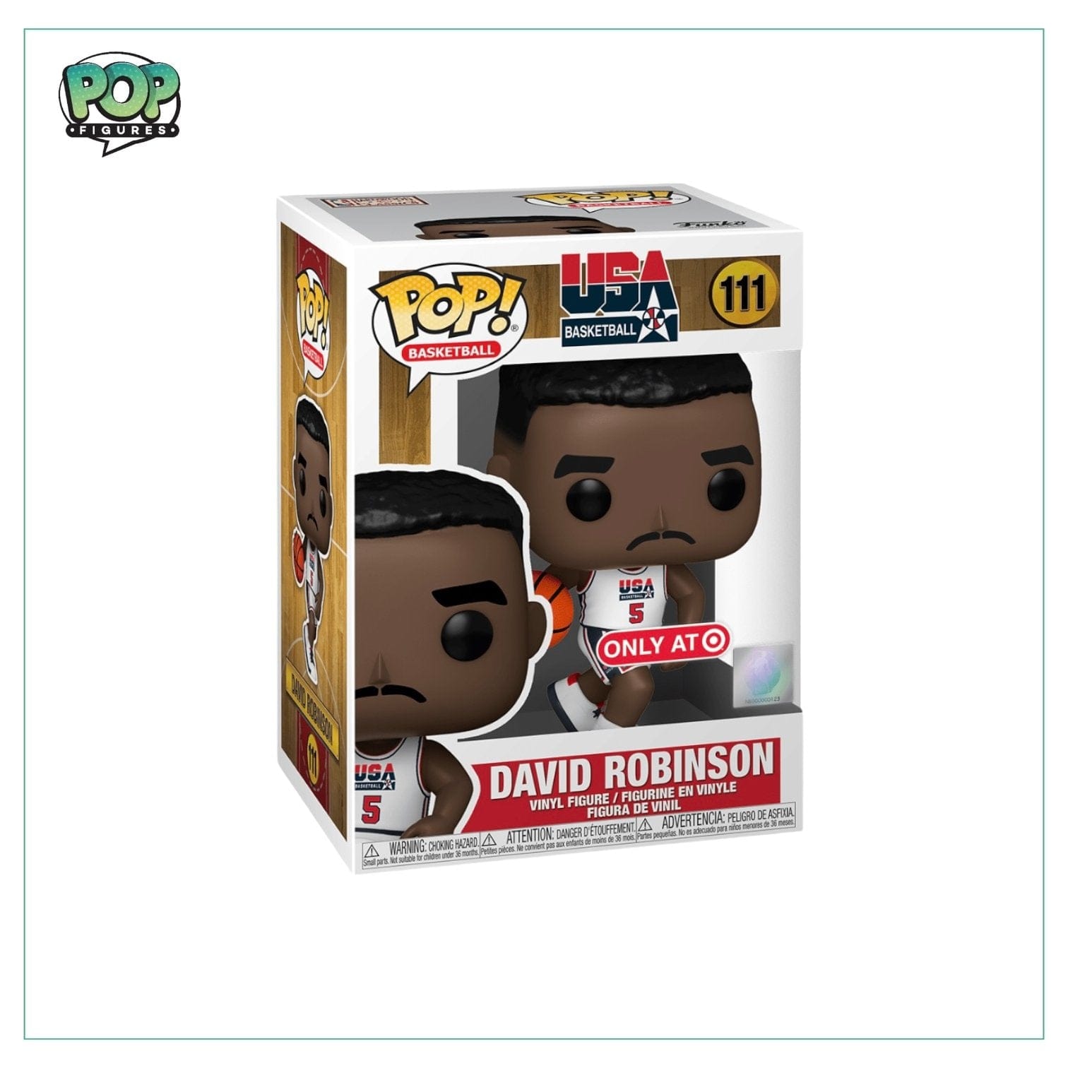 Funko Pop! David Robinson #111 Funko Pop! - USA Basketball - Target Exclusive