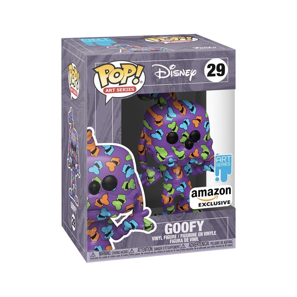 Funko Pop! Goofy (Art Series) #29 Funko Pop! Disney, Amazon Exclusive. Comes Sealed In Hard Stack