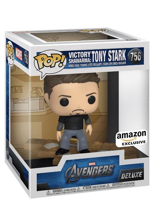 Funko Pop! Victory Shawarma: Tony Stark #756 Deluxe Funko Pop! - Marvel Avenger - Amazon Exclusive