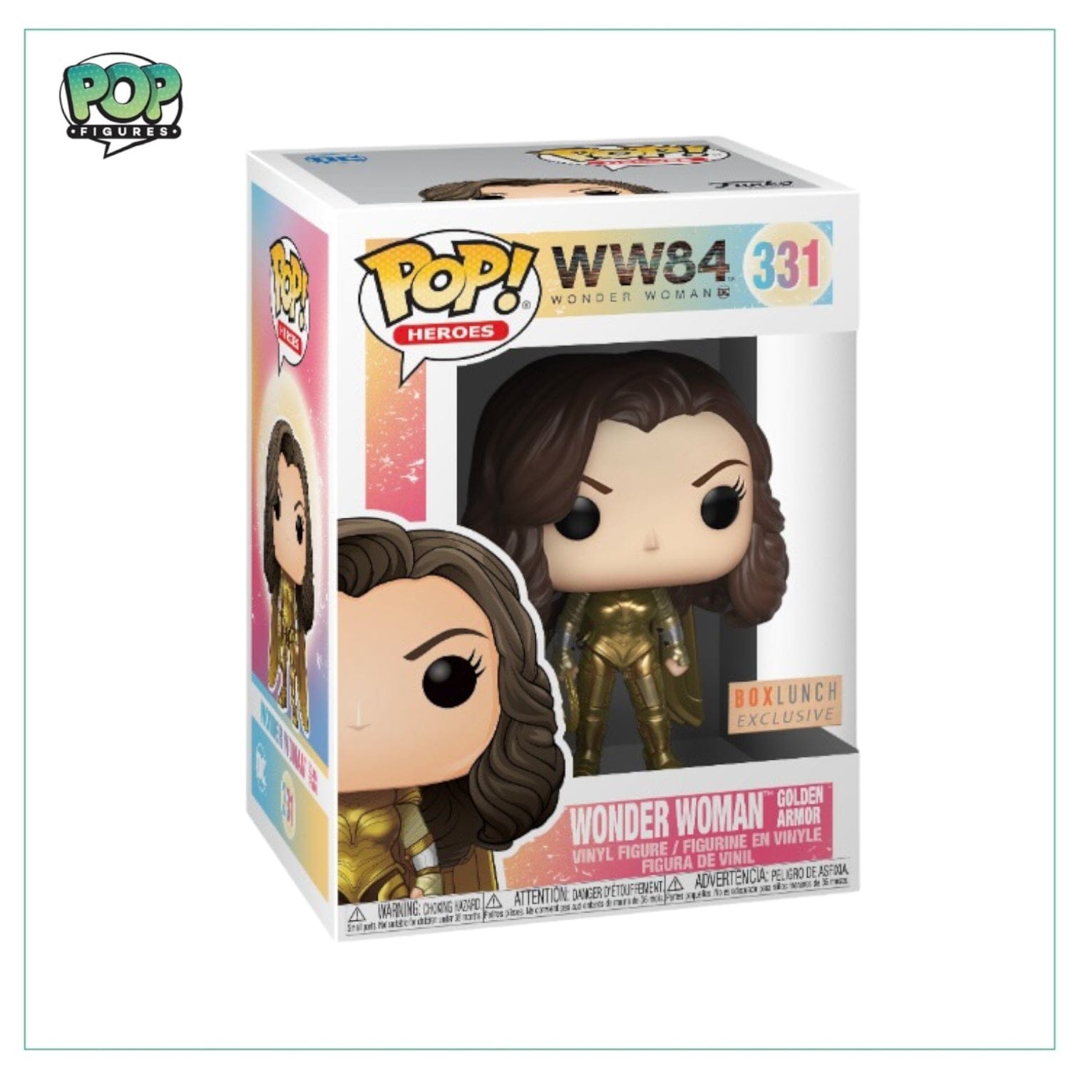Funko Pop! Wonder Woman Golden Armor #331 Funko Pop! - Wonder Woman - Box Lunch Exclusive