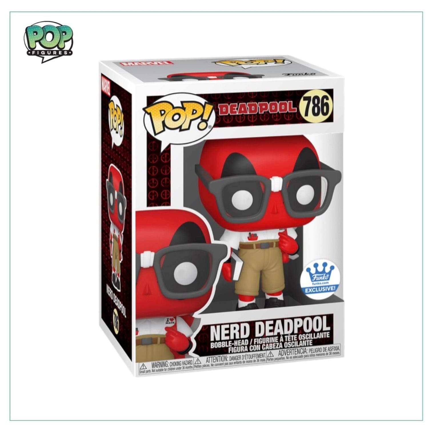 Funko Pop! Nerd Deadpool #786 Funko Pop! Funko Exclusive