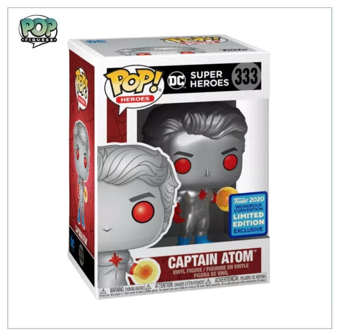 Super Heroes Captain Atom #333 Funko Pop! - DC Super Heroes - 2020 Wonderous Convention Limited Edition Exclusive