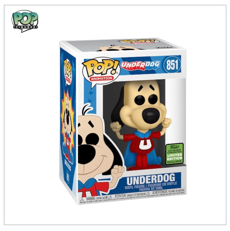 Funko Pop! Underdog #851 Funko Pop! - Animation - ECCC 2021 Shared Exclusive