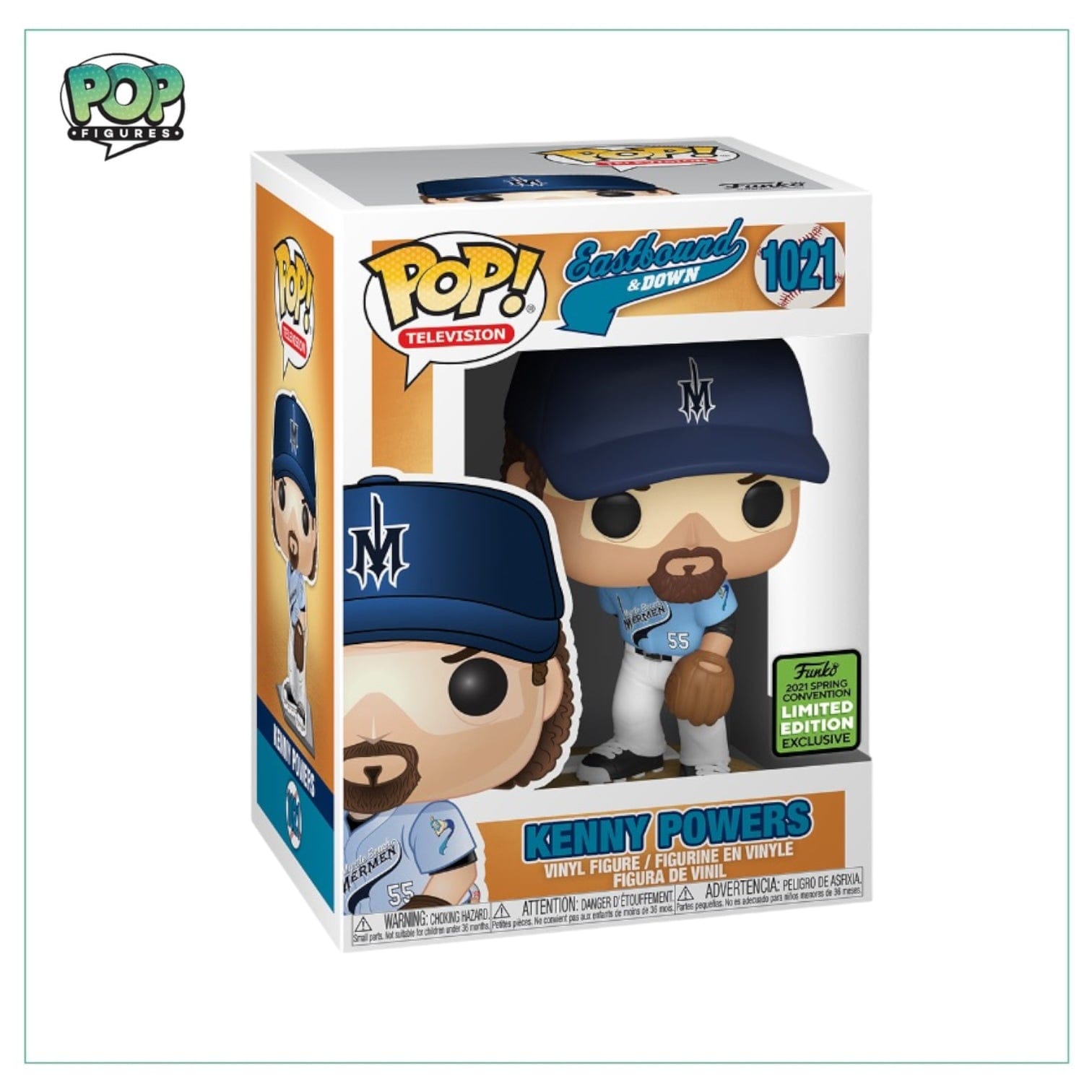 Funko Pop! Kenny Powers #1021 Funko Pop! - Eastbound & Down - ECCC 2021 Shared Exclusive
