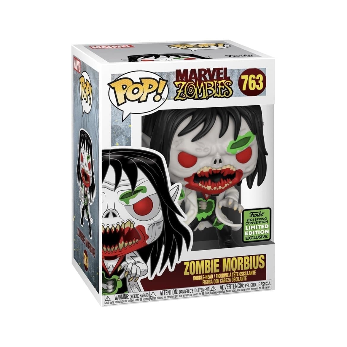 Funko Pop! Zombie Morbius #763 Funko Pop! - Marvel Zombies - 2021 ECCC Limited Edition Exclusive