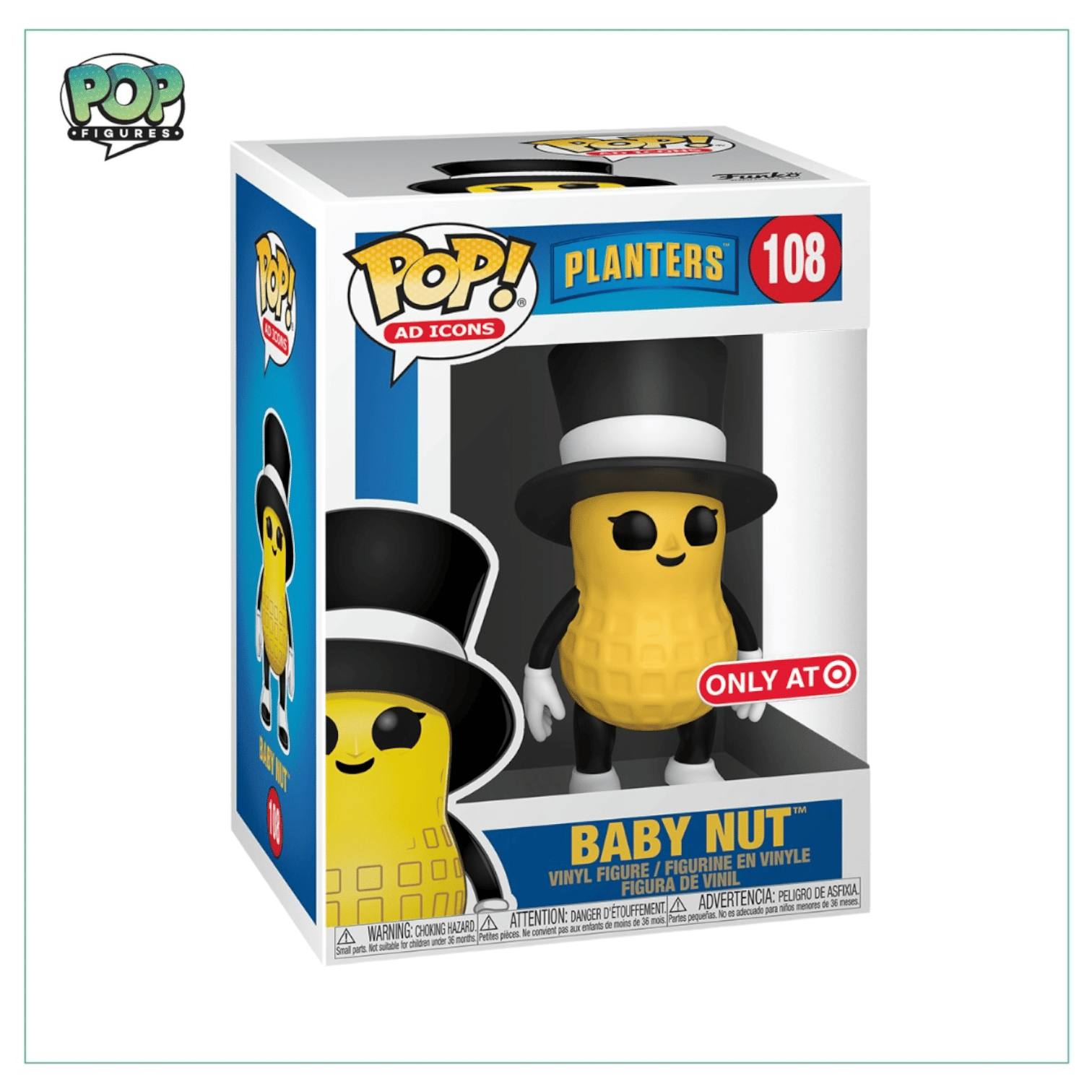 Funko Pop! Baby Nut #108 Funko Pop! Ad Icons, Target Exclusive