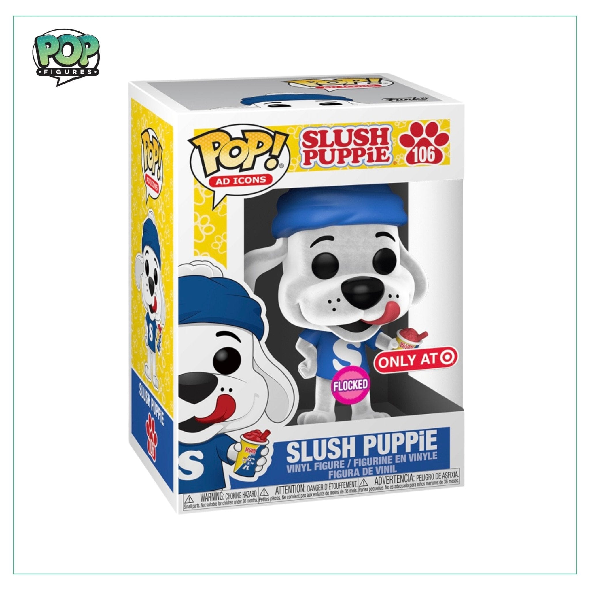 Funko Pop! Slush Puppie (Flocked) #106 Funko Pop! AD Icons, Target Exclusive