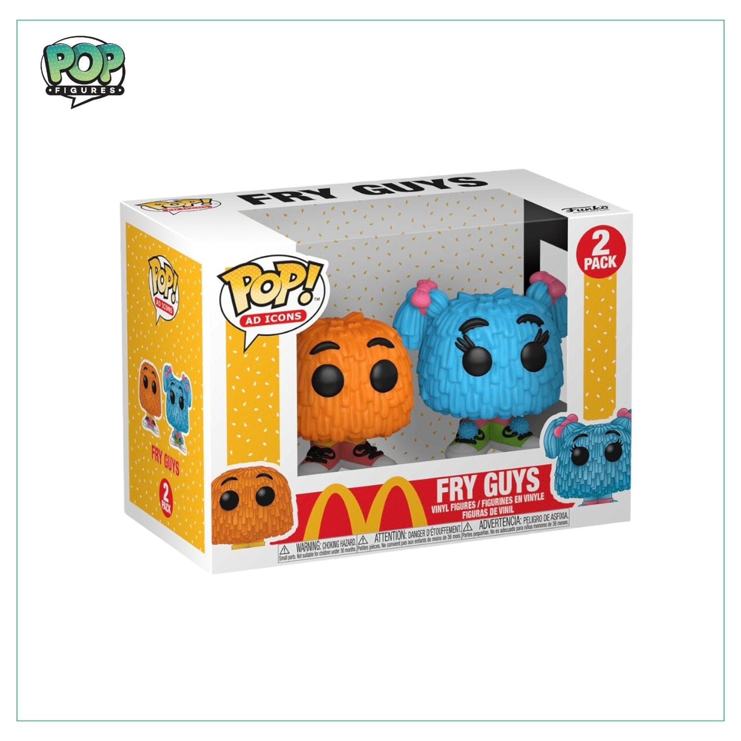 McDonald's Fry Kids 2 Pack Funko Pop! McDonald’s AD Icons