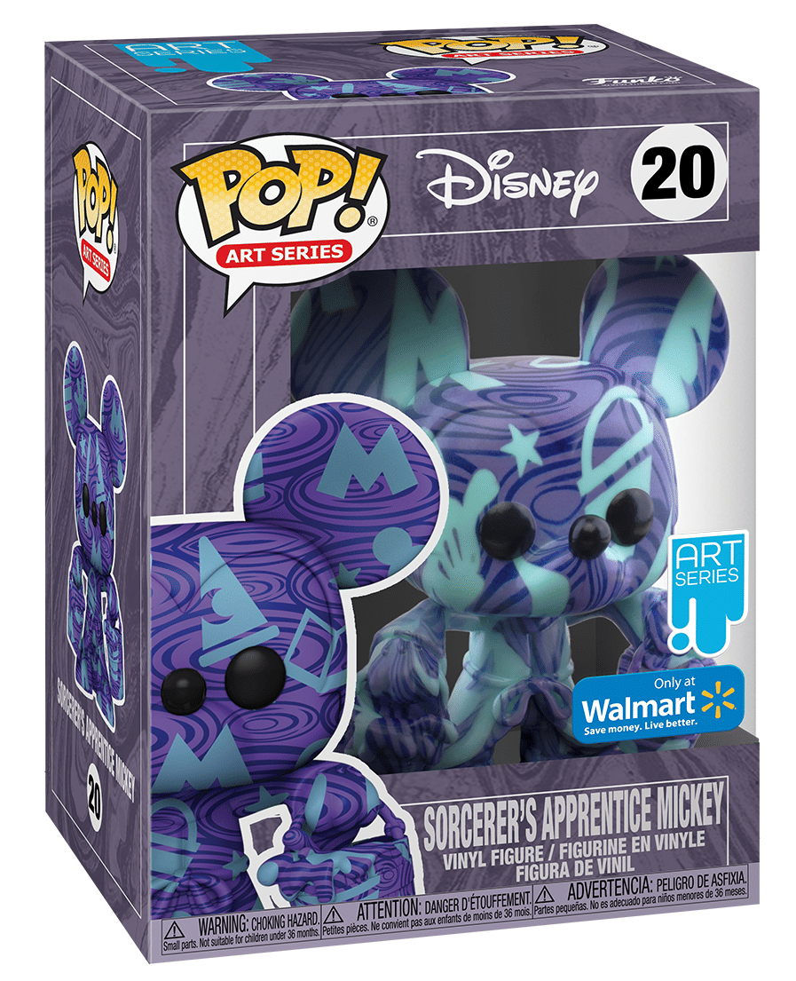 Funko Pop! Sorcerer's Apprentice Mickey #20 Funko Pop! Disney Art Series, Walmart Exclusive