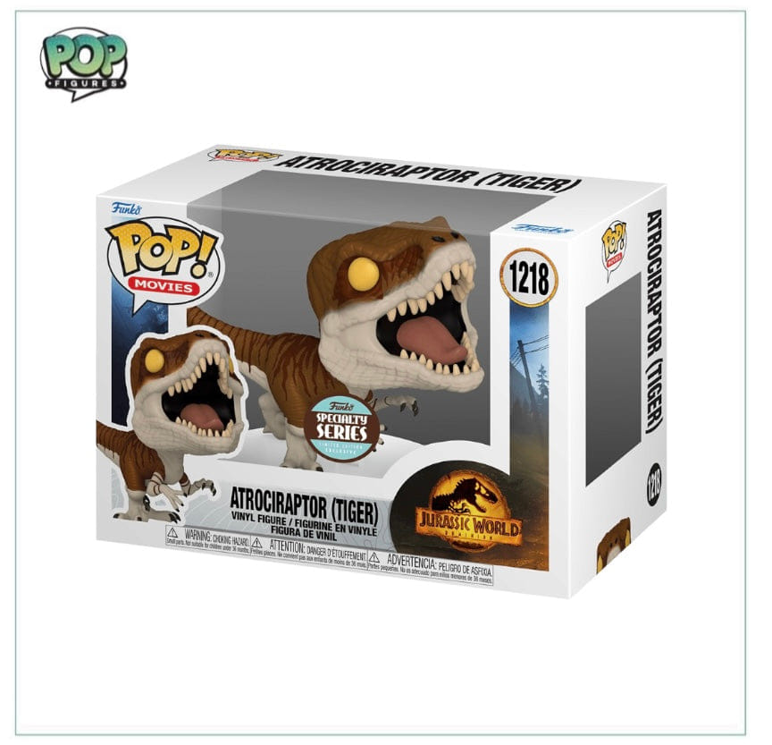 Jurassic World Atrociraptor (Tiger) #1218 Funko Pop! - Jurassic World Dominion - Specialty Series