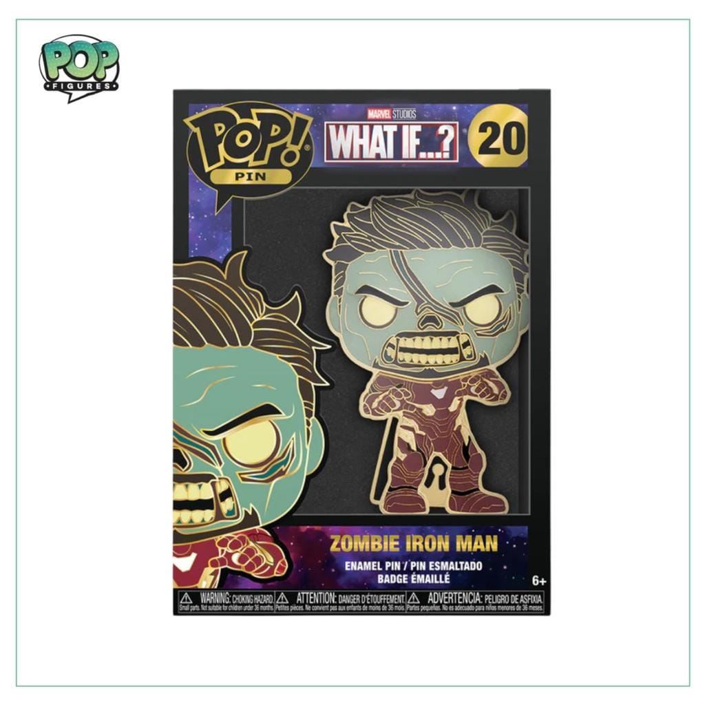 Funko Pop! Zombie Iron Man #20 Funko Pop Pin! - Marvel: What If