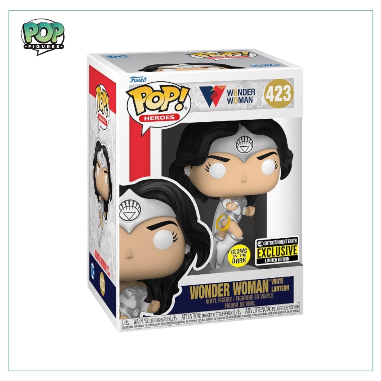 Entertainment Earth Wonder Woman (Glows In The Dark) #423 Funko Pop! - Heroes - Entertainment Earth Exclusive