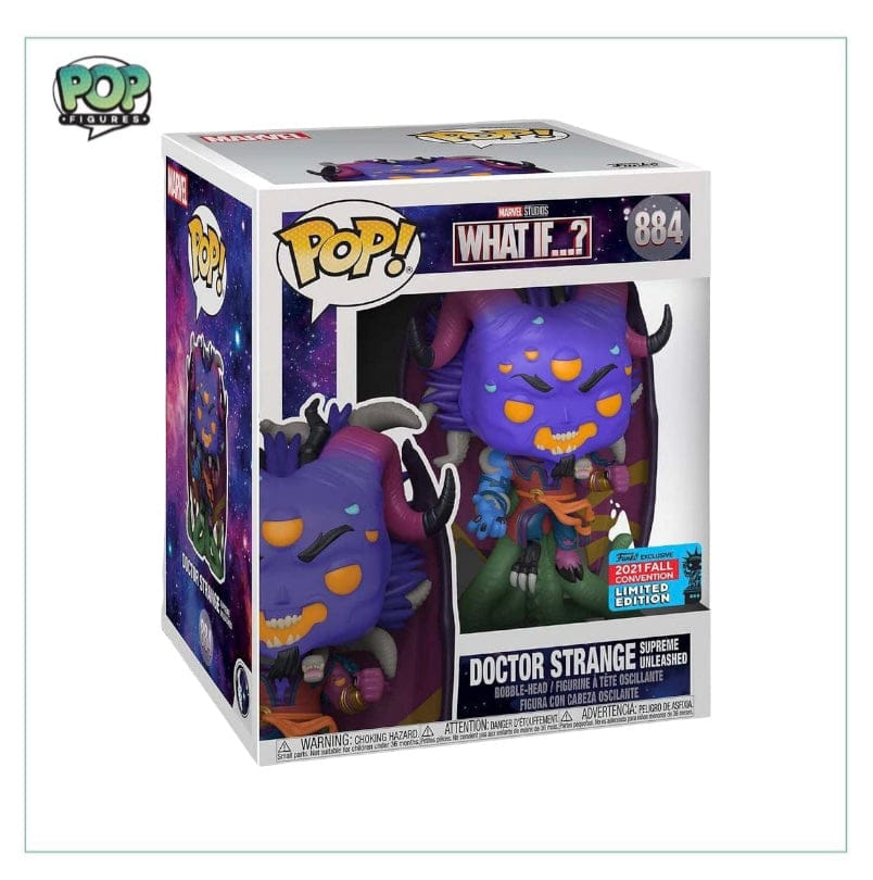 Funko Pop! Doctor Strange Supreme Unleashed #884 Deluxe Funko Pop! - What If…? - NYCC 2021 Shared Exclusive