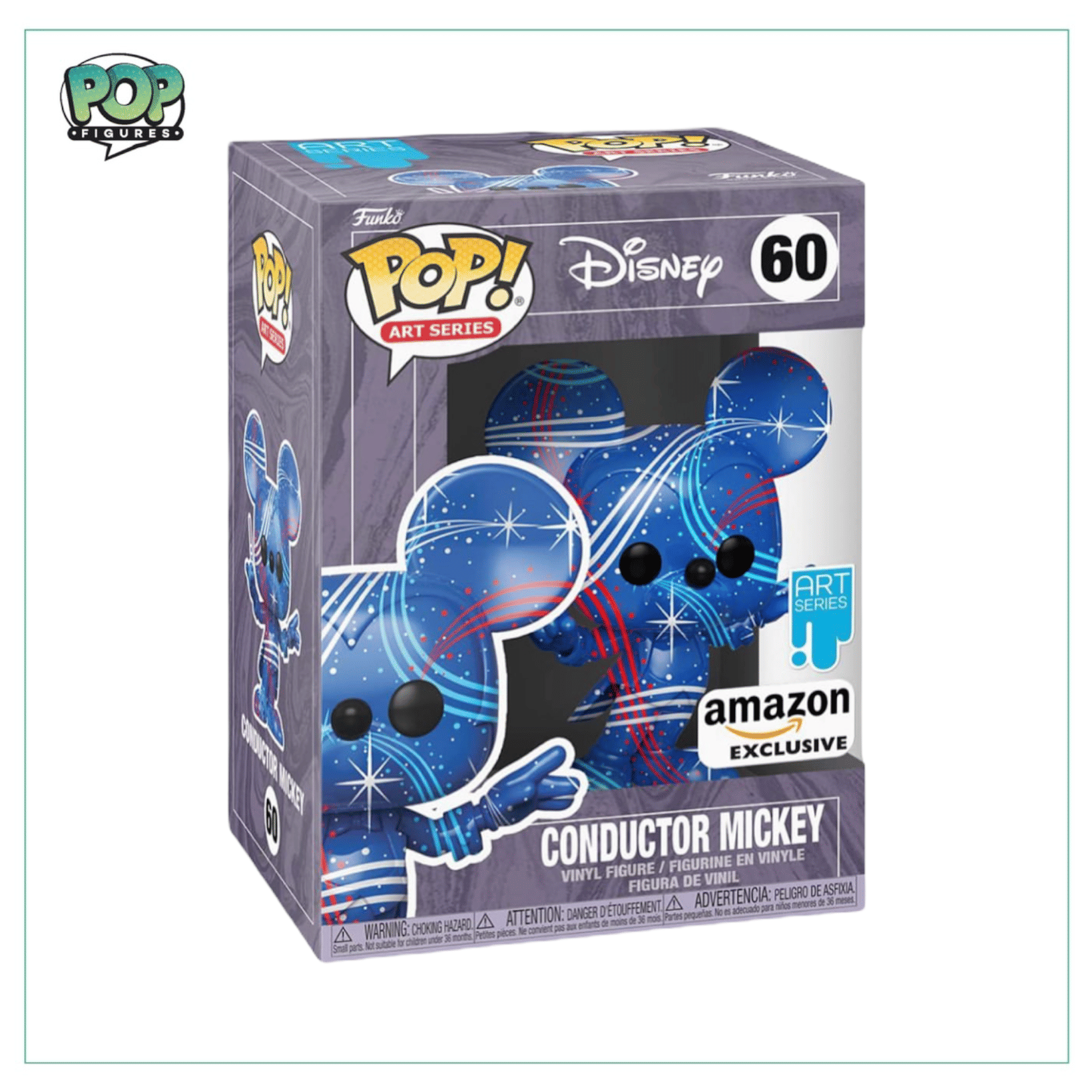 Funko Pop! Conductor Mickey (Artist Series) #60 Funko Pop! - Disney - Amazon Exclusive