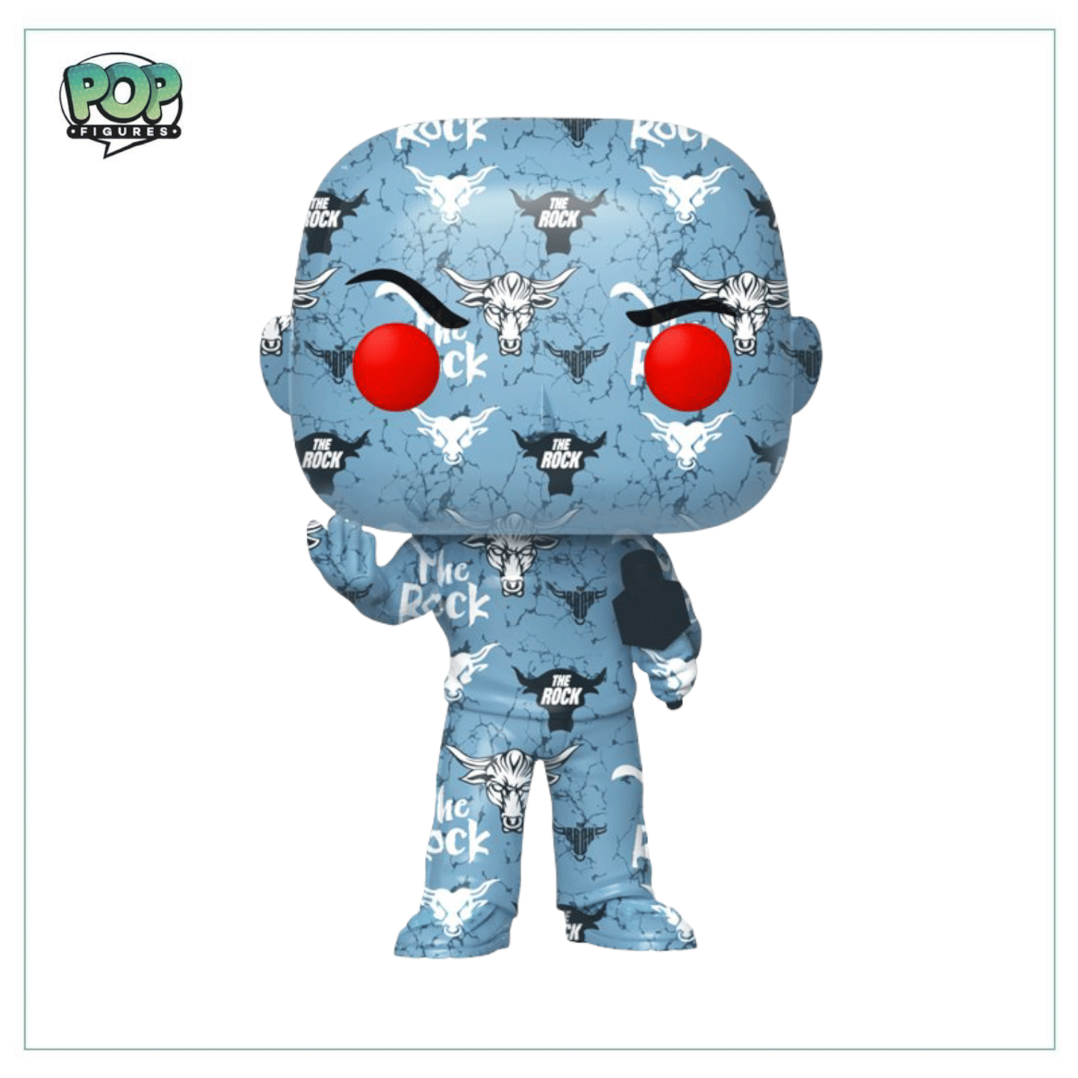Funko Pop! The Rock #44 (Artist Series) Funko Pop! - WWE - Walmart Exclusive