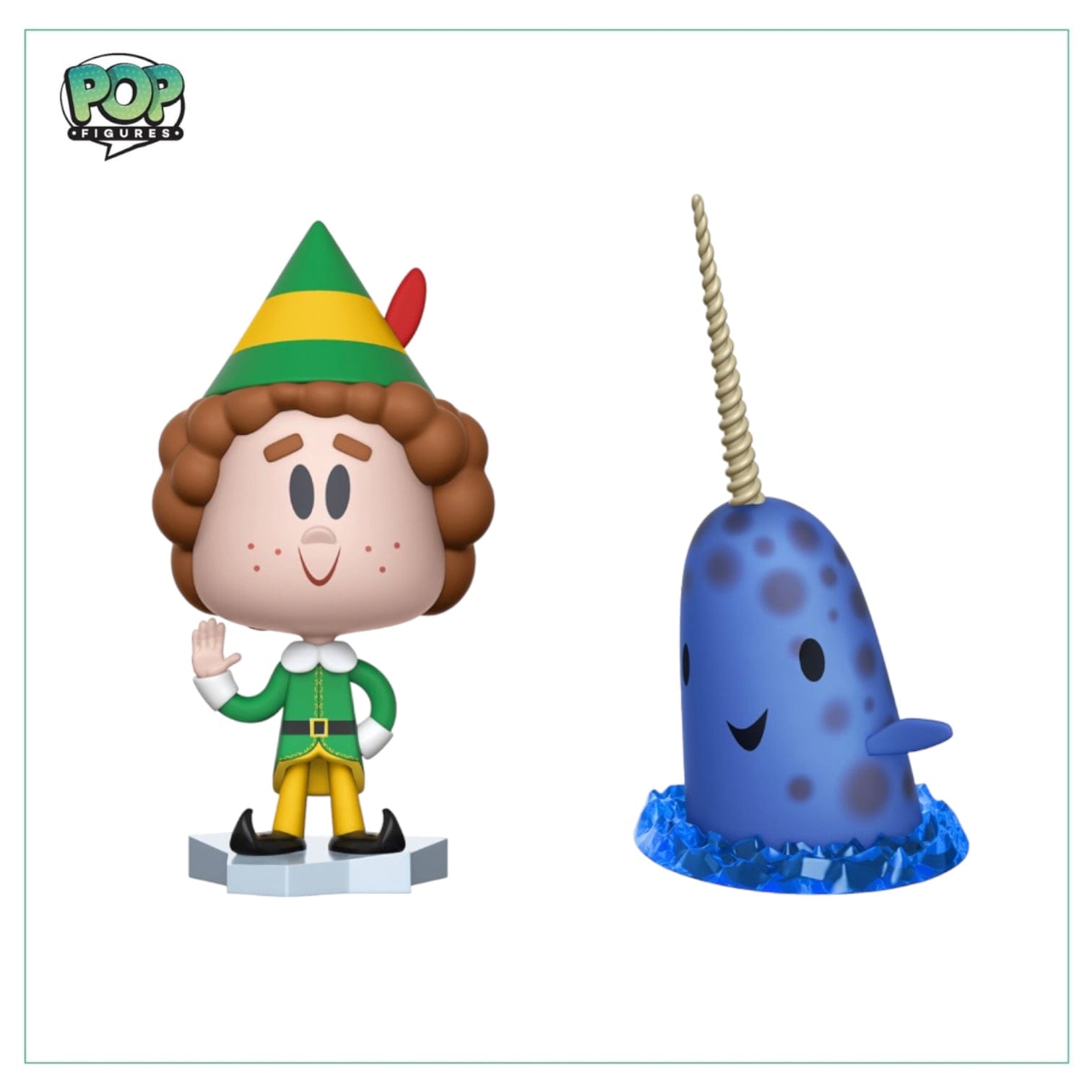 Pop Figures | Funko | Pop Funko | Funko Pop Elf & Narwhal 2 Pack Vnyl. - Elf