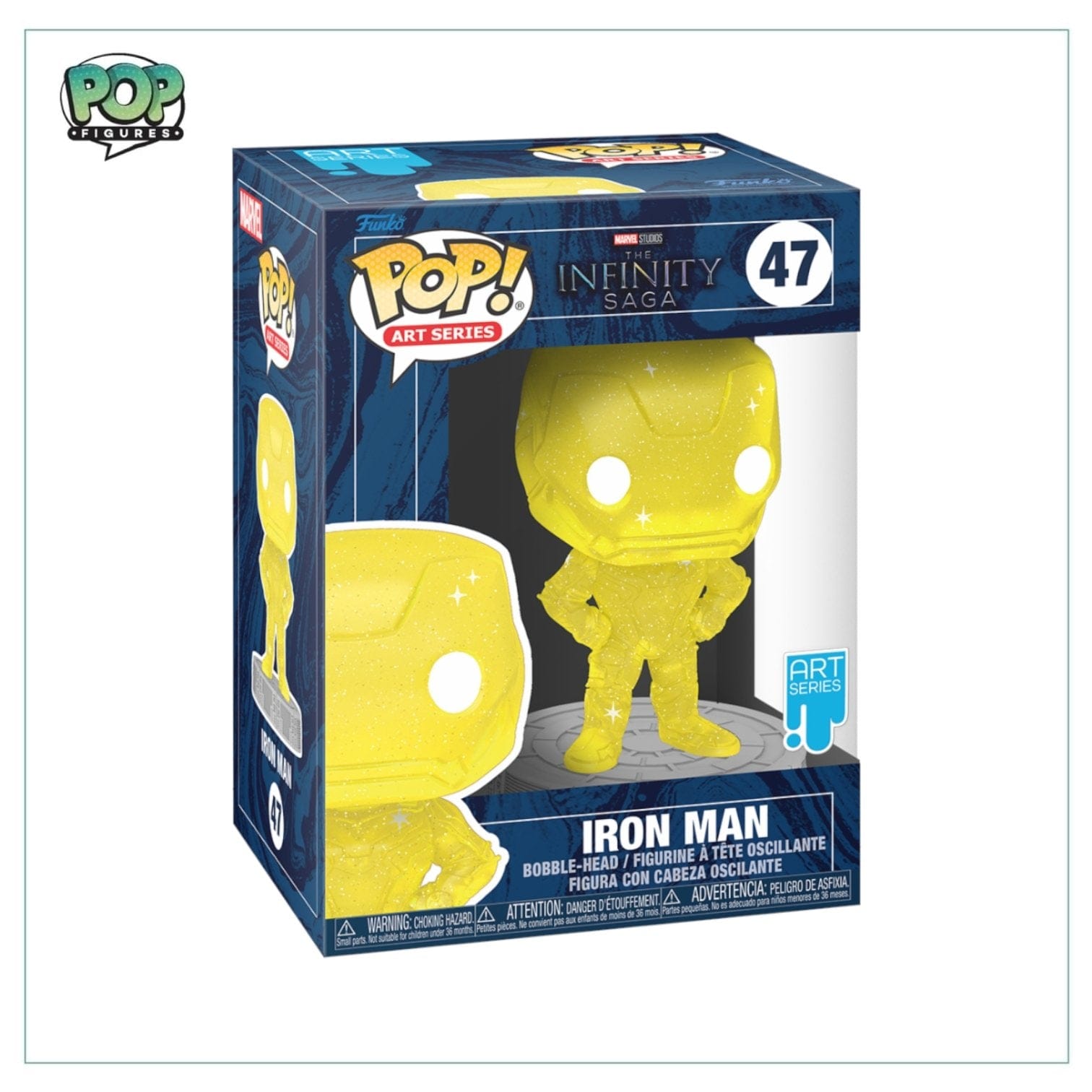 Funko Pop! Iron Man #47 (Art Series ) Funko Pop! - Marvel: Infinity Saga