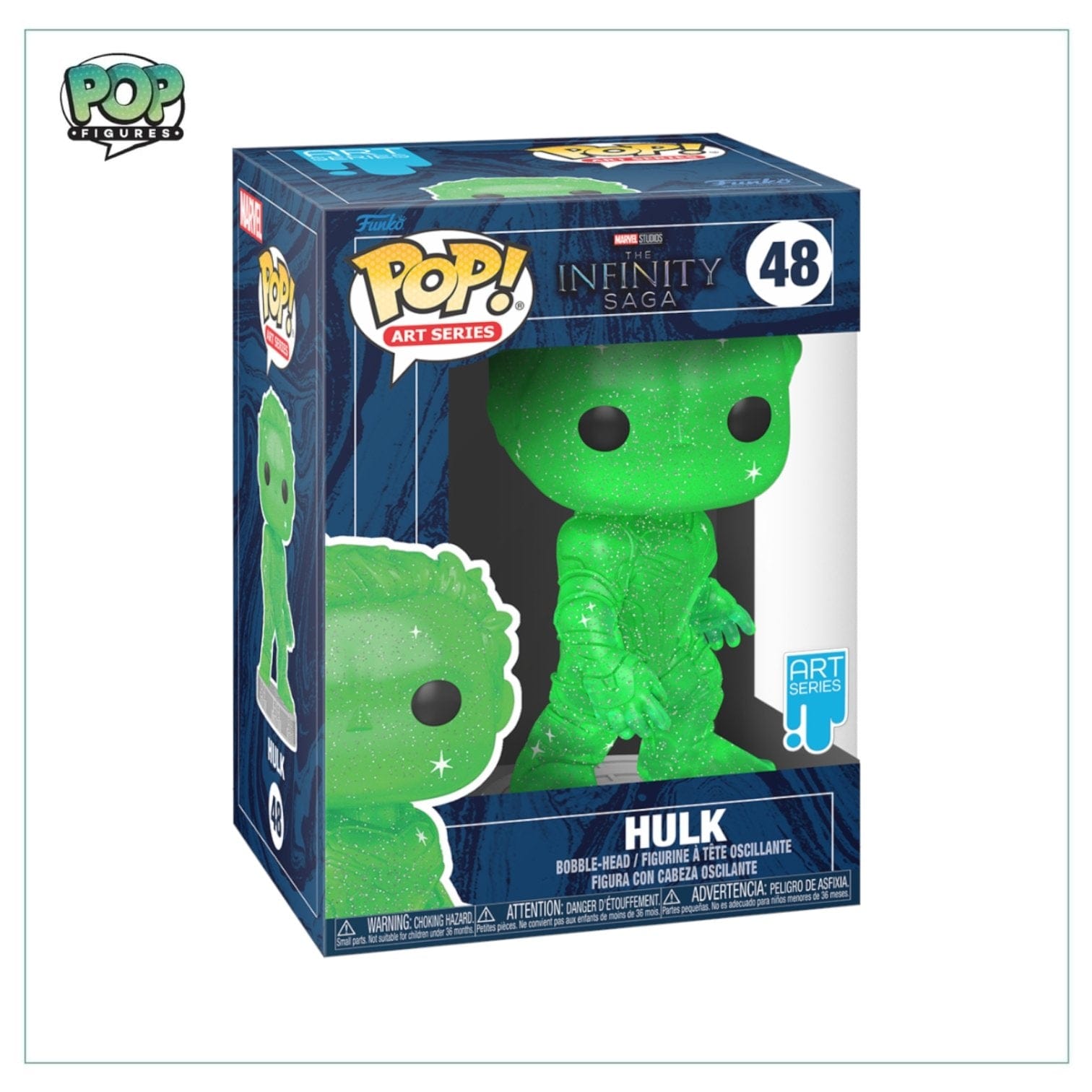 Funko Pop! Hulk #48 (Art Series Sealed In Stack) Funko Pop! - Marvel: Infinity Saga