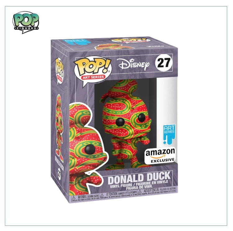 Funko Pop! Donald Duck #27 Funko Pop! - Disney Art Series - Amazon Exclusive (Sealed In Hard Stack)