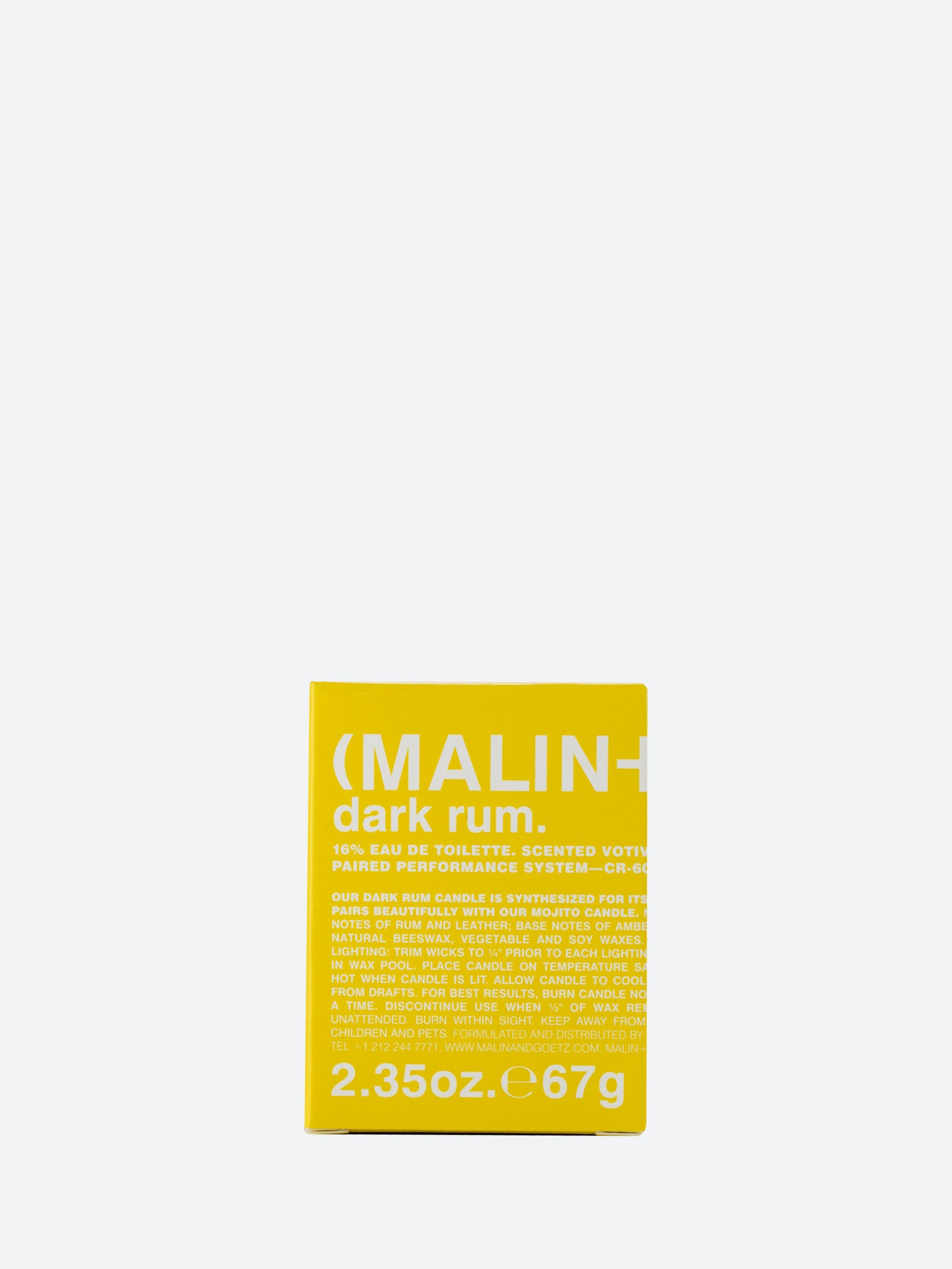 Malin+goetz Dark Rum Votive