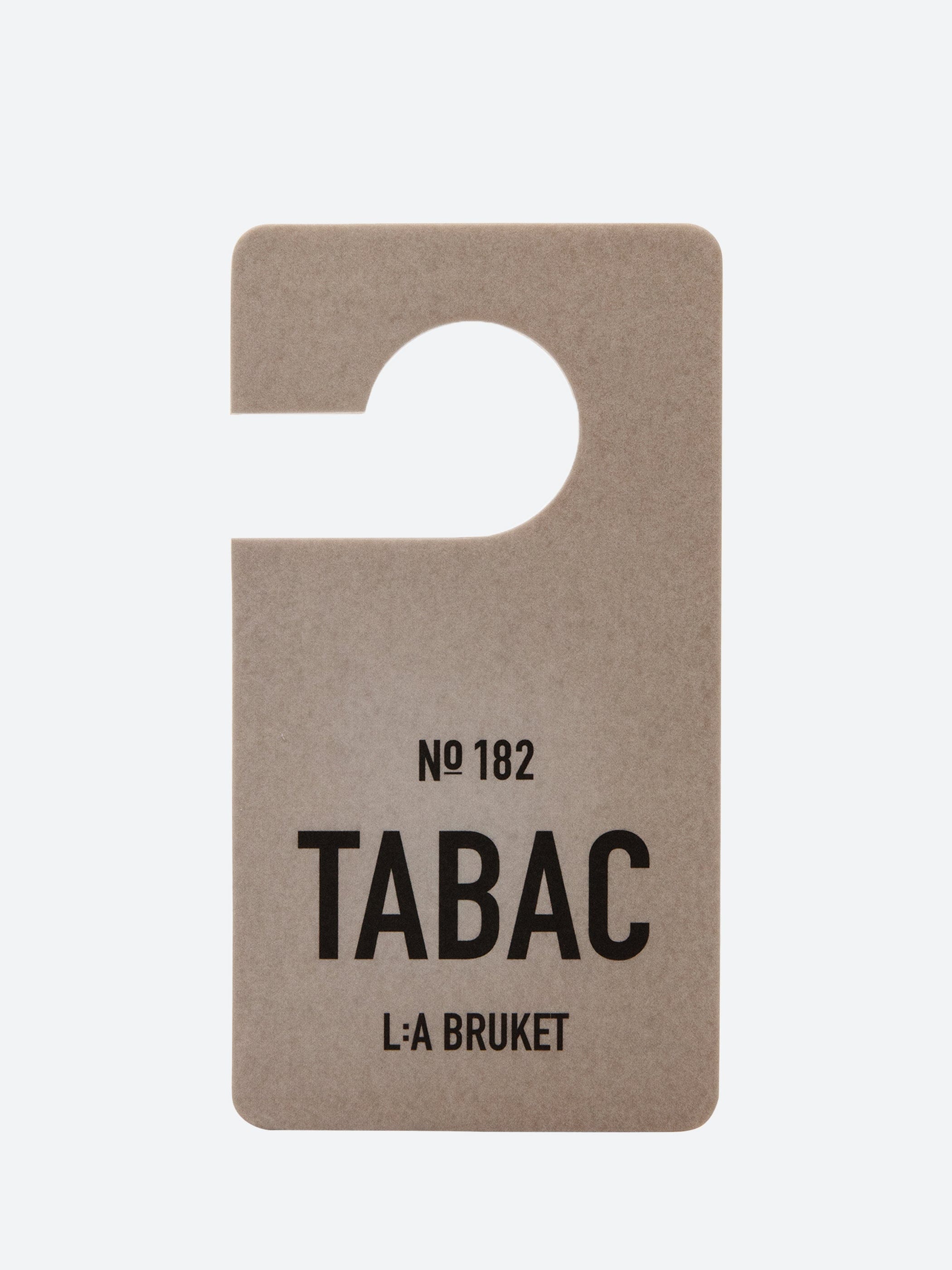 L:A Bruket 182 Tabac Fragrance Tag