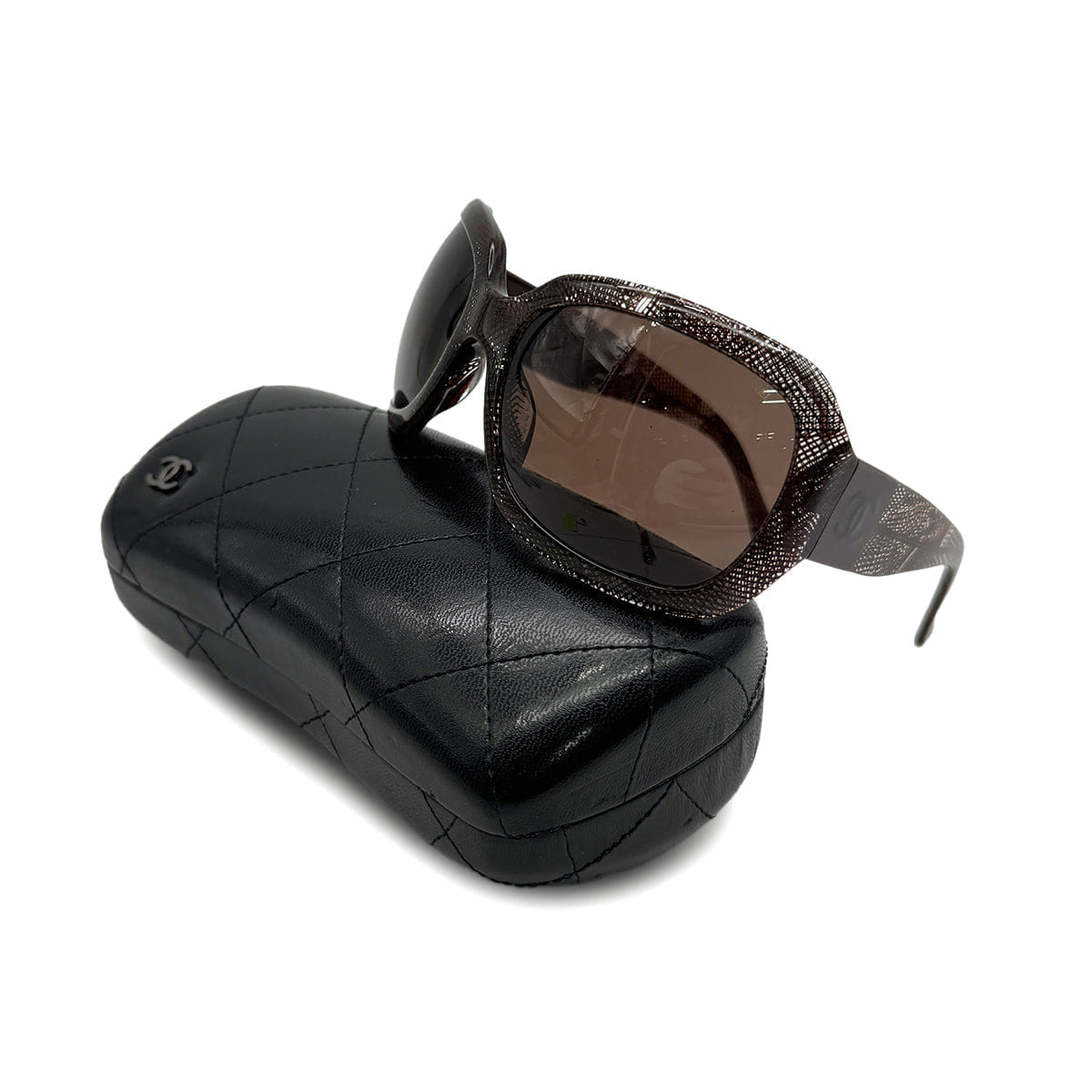 Luxury Promise Japan CHANEL SUNGLASSES COCOMARK BROWN EYEWEAR 90319112
