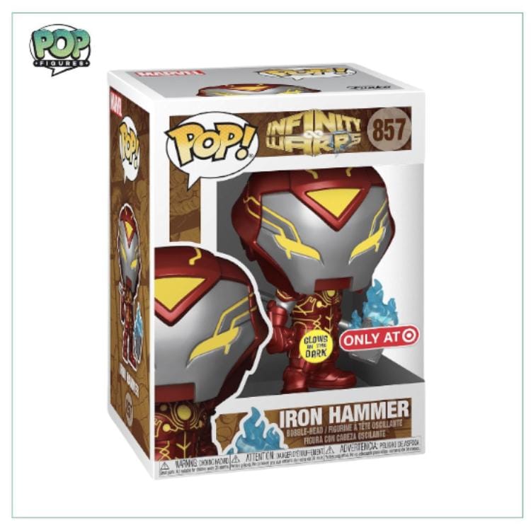 Funko Pop! Iron Hammer (Glow In The Dark) #857 Funko Pop! - Infinity Warps - Target Exclusive