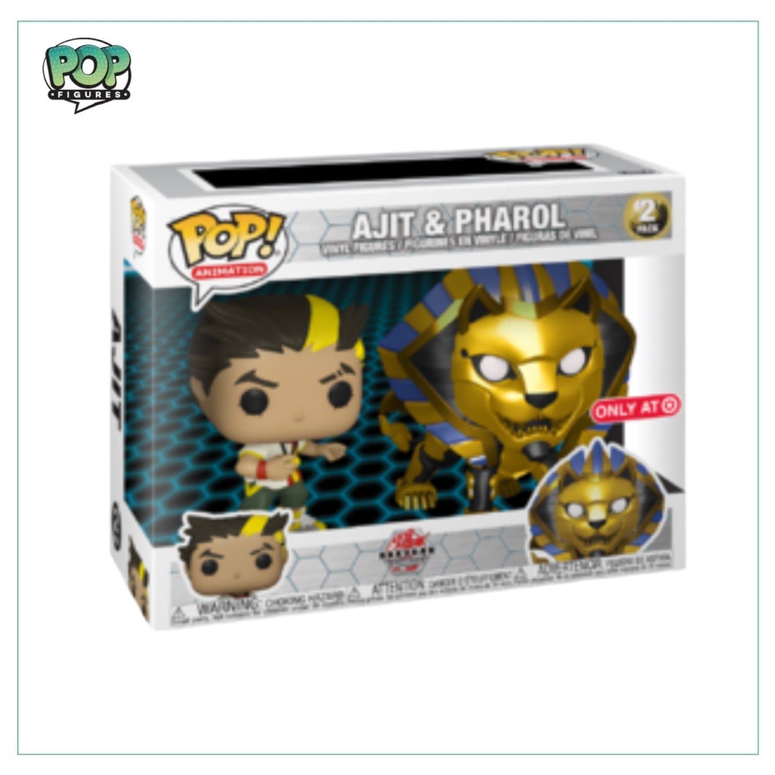 Funko Pop! Ajit & Pharol 2 Pack Funko Pop! - Bakugan - Target Exclusive