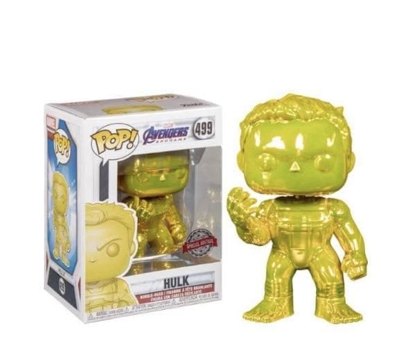 Funko Pop! Hulk (Yellow Chrome) #499 Funko Pop! - Marvel - Special Edition