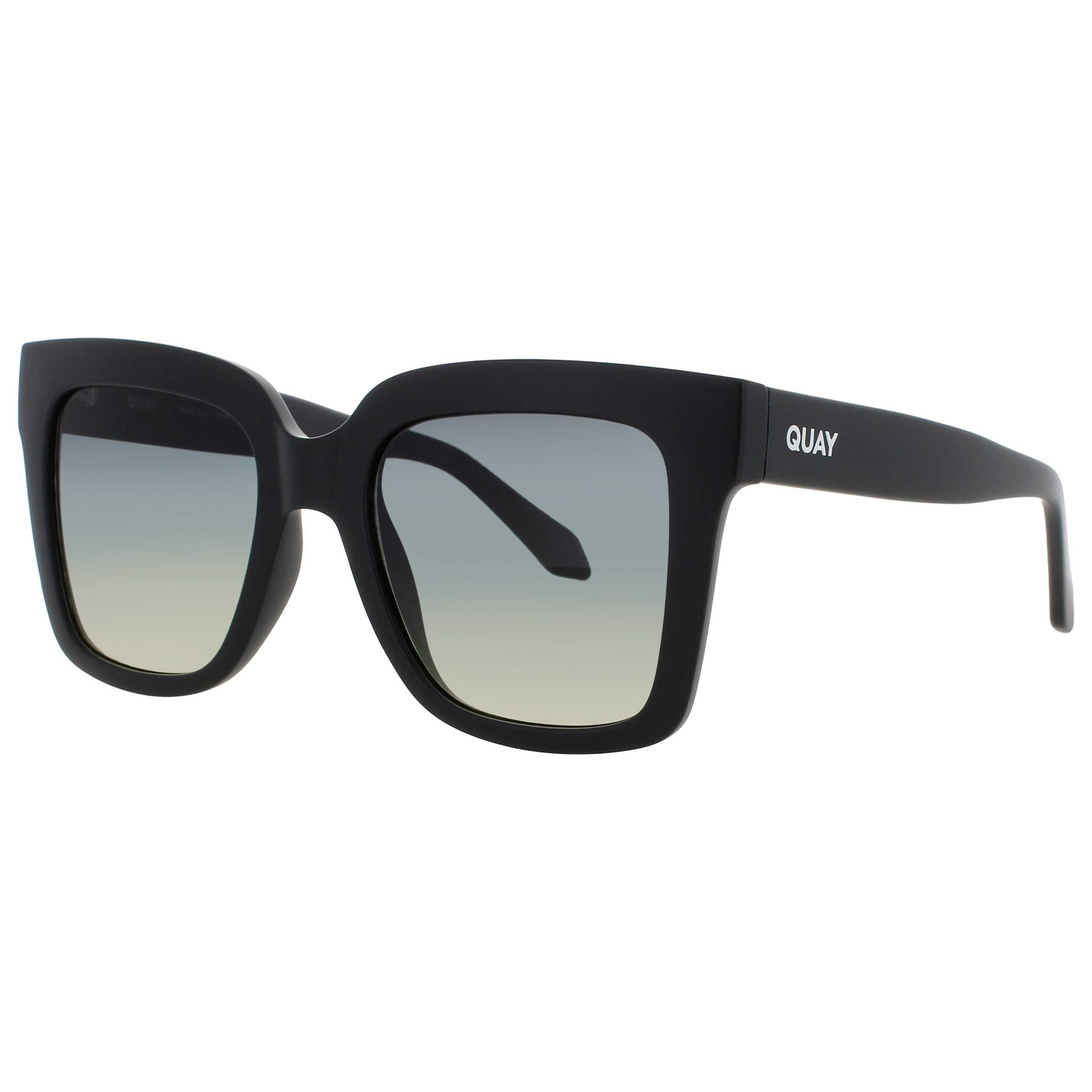Quay Women's Sunglasses QUAY - QU - 000602 - MTBLK - SMKGRN