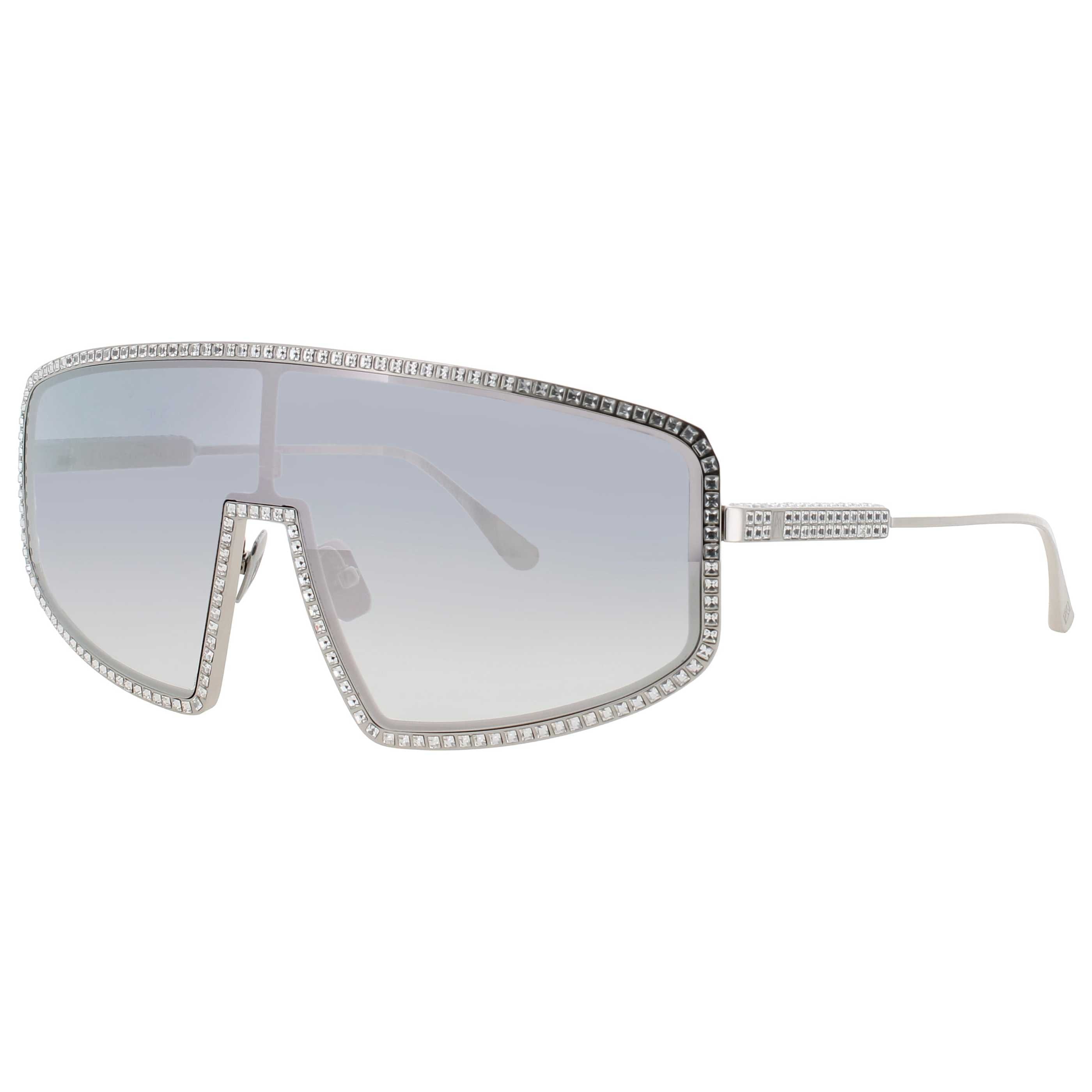 Anna - Karin Karlsson Women's Sunglasses AKK - SHADY - LUV - 2 - 0 - WHITE - GOLD - BLUSH - MIRROR