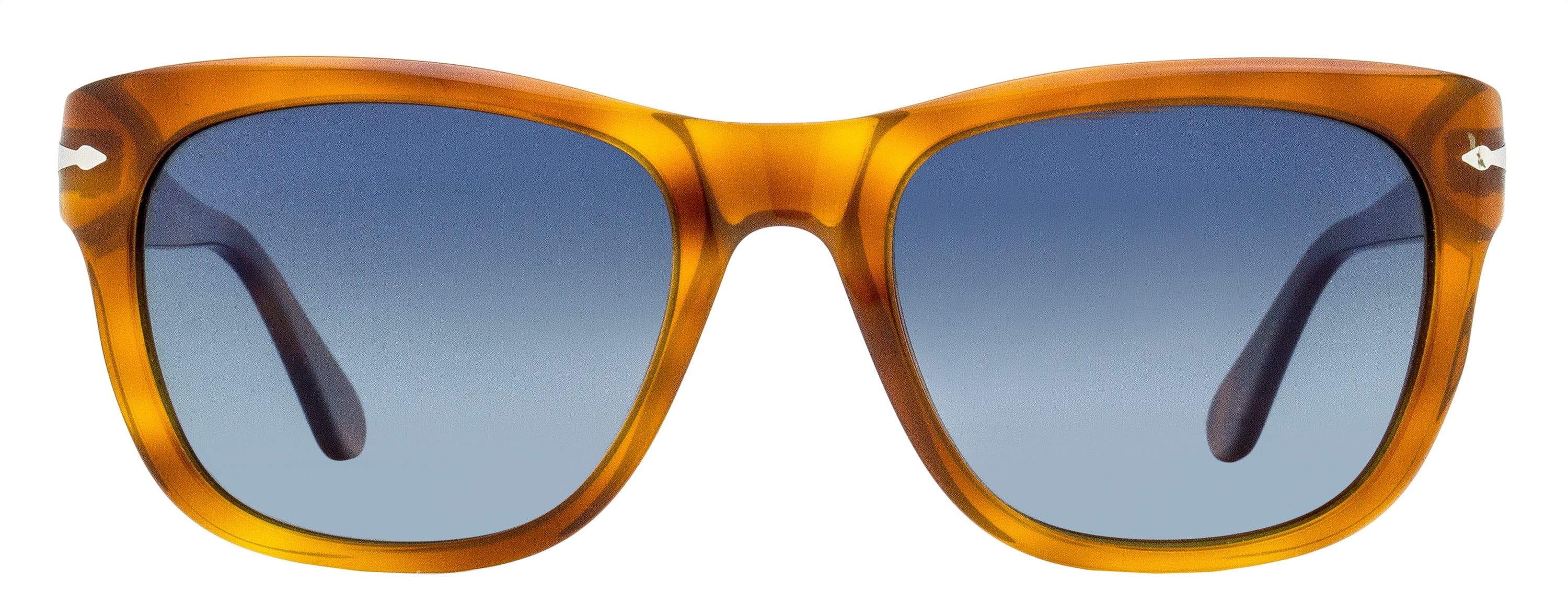 Persol Large Square Sunglasses PO3313S 96/S3 Terra Di Siena 55 mm