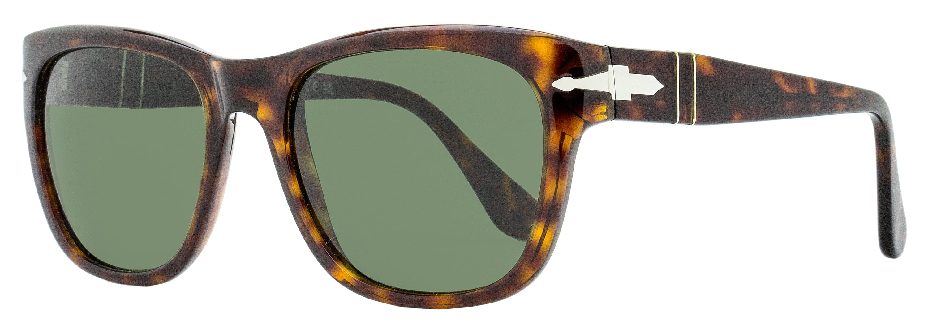 TORTOISE Persol Large Square Sunglasses PO3313S 24/31 Tortoise Brown 55 mm