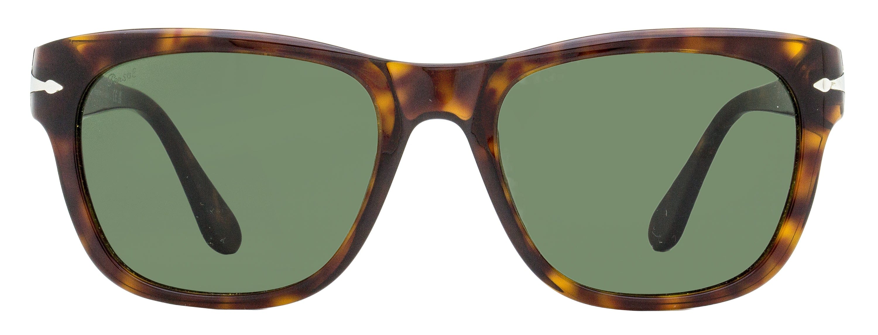 TORTOISE Persol Large Square Sunglasses PO3313S 24/31 Tortoise Brown 55 mm