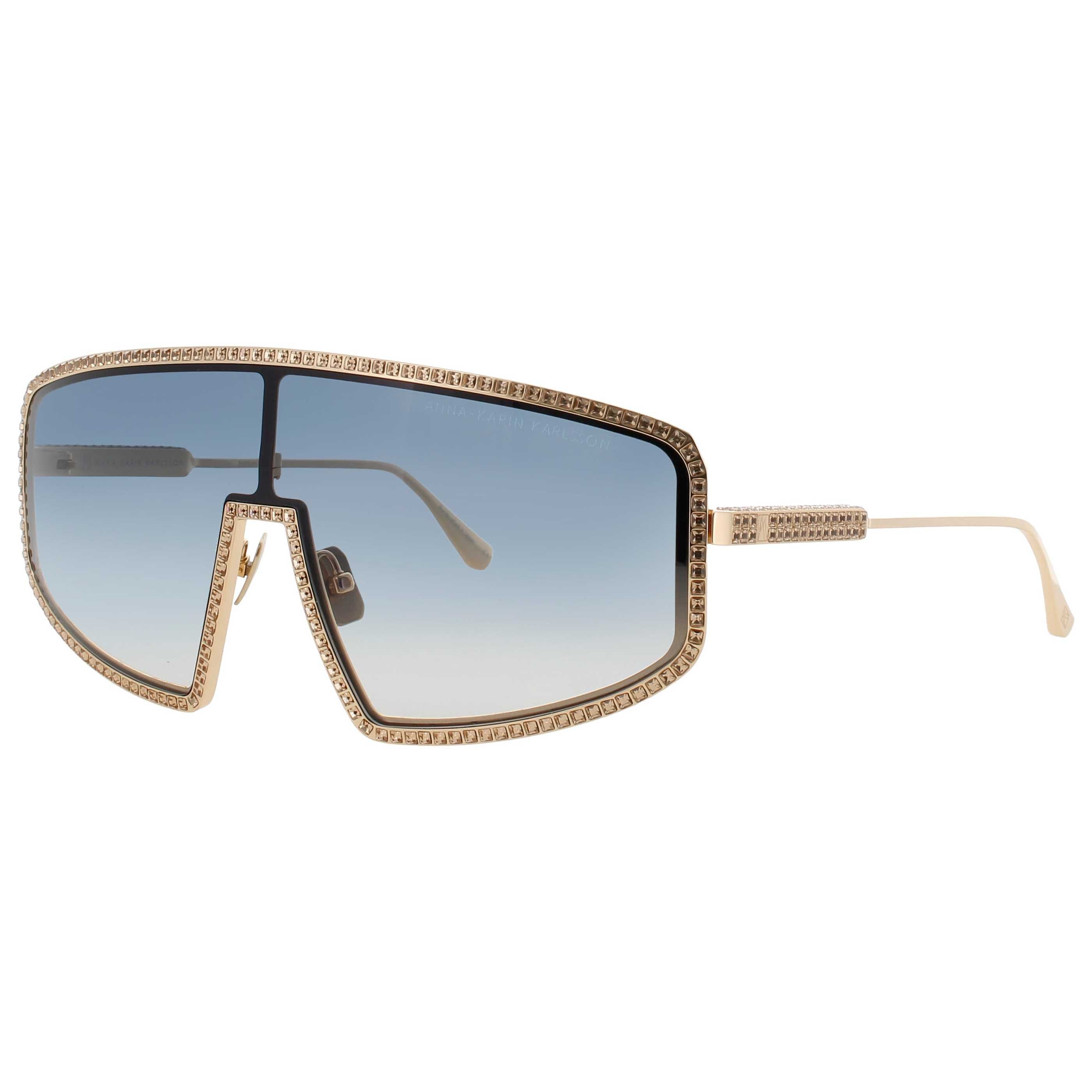 Anna - Karin Karlsson Women's Sunglasses AKK - SHADY - LUV - 2 - 0 - GOLD - 24K