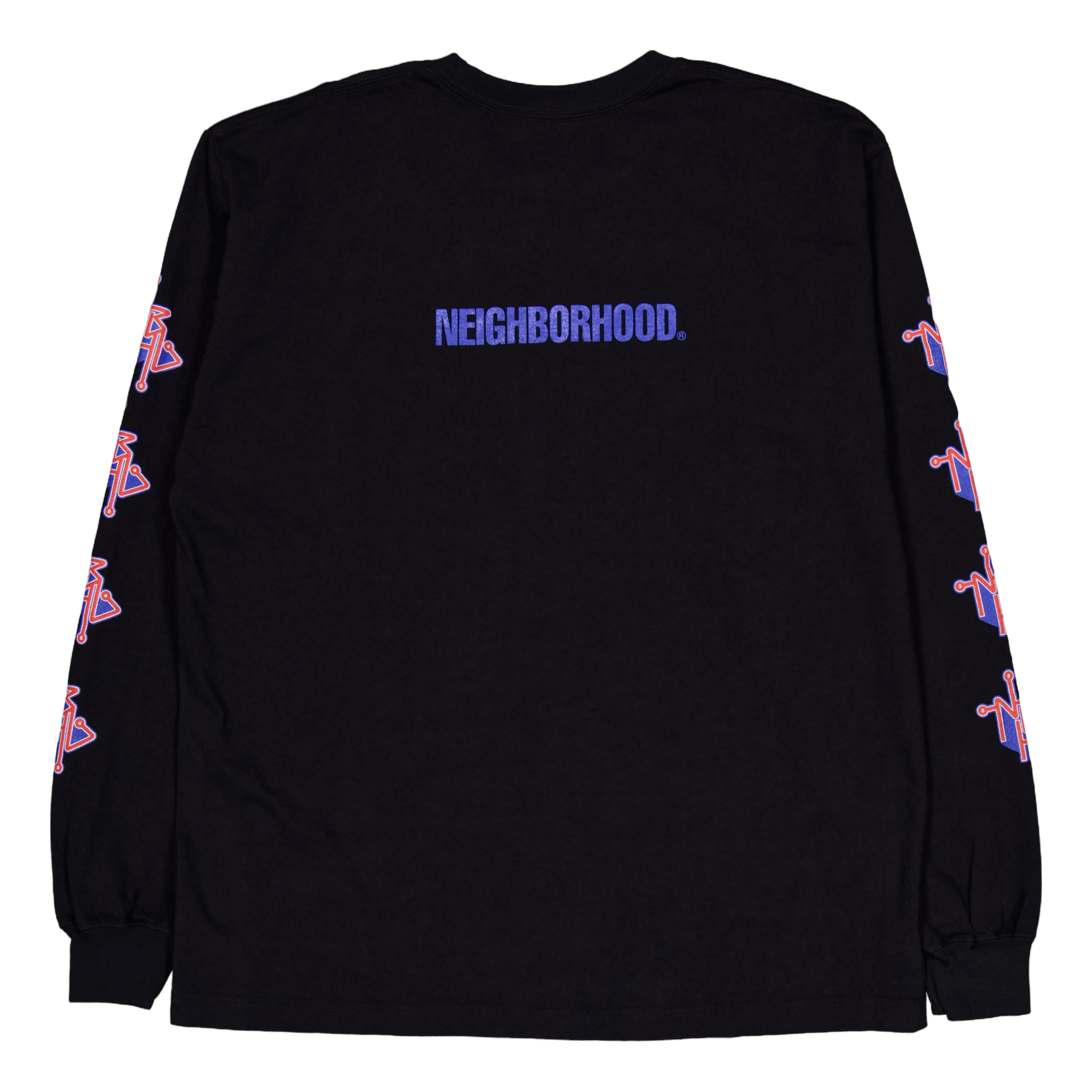 Neighborhood Nh . T-Shirt Ls - 12 Black