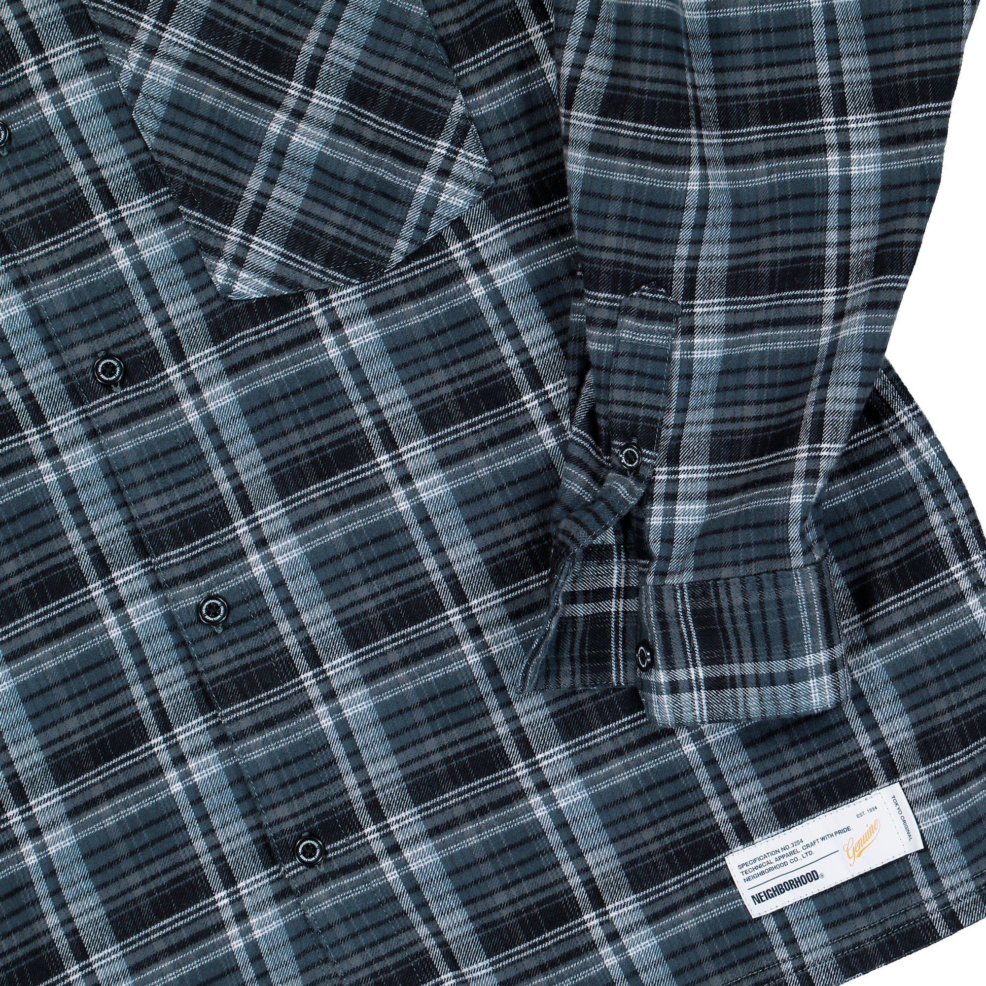 Neighborhood Clan Tartan Check Shirt LS