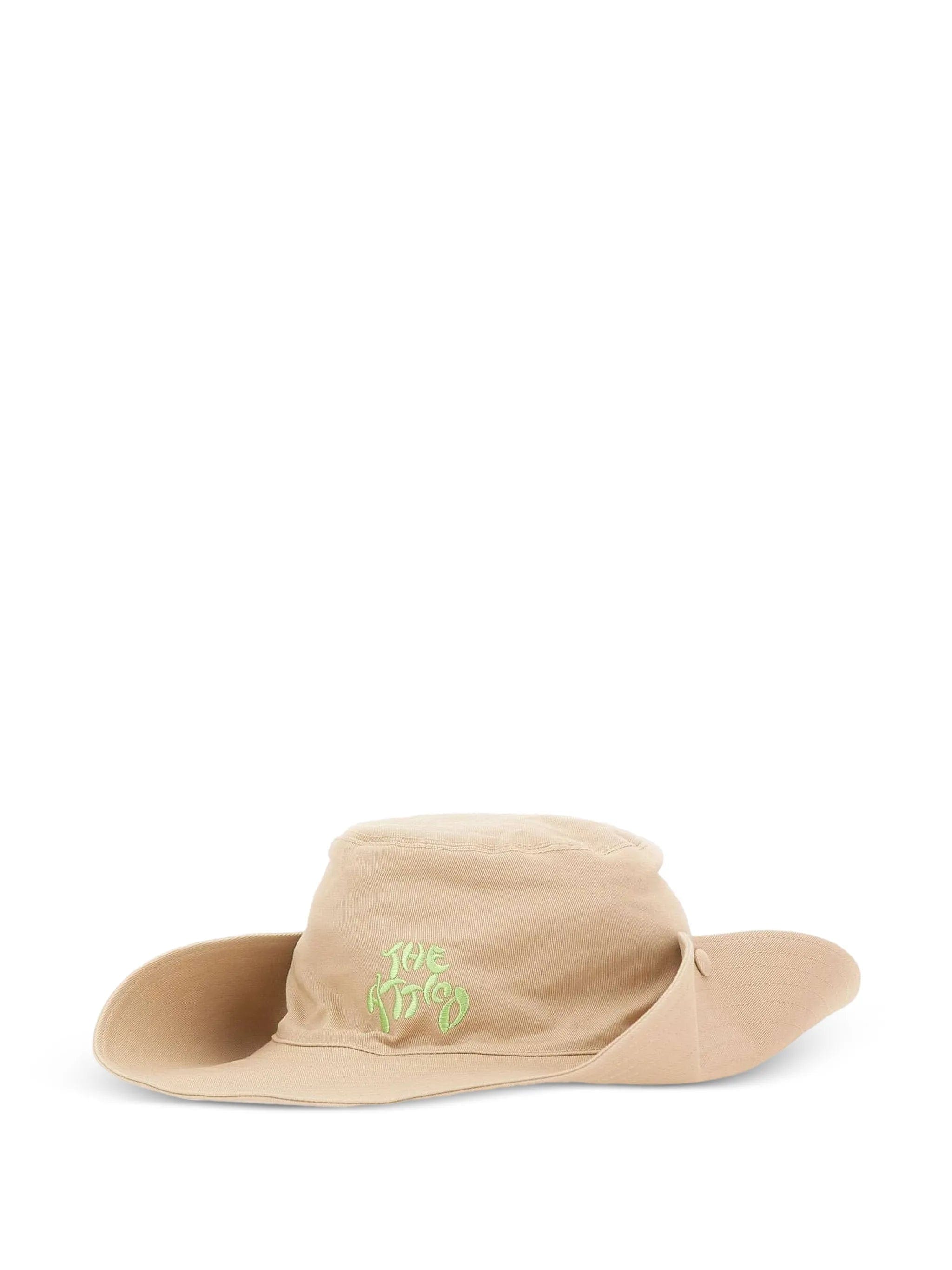 The Attico logo - embroidered wide - brim hat