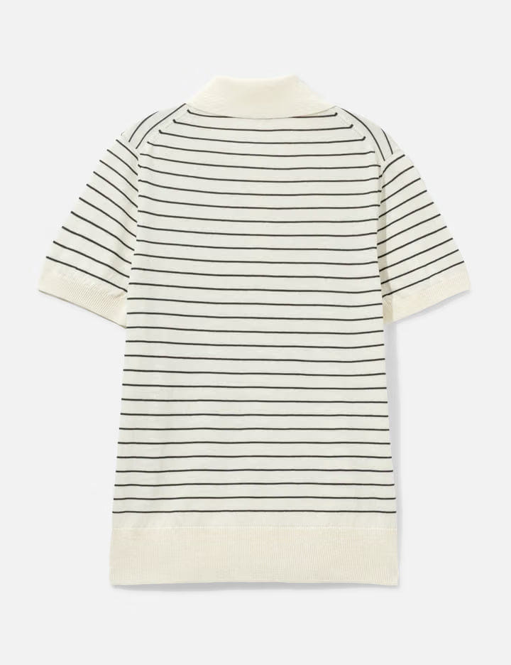 A.P.C. Fitted Striped Polo