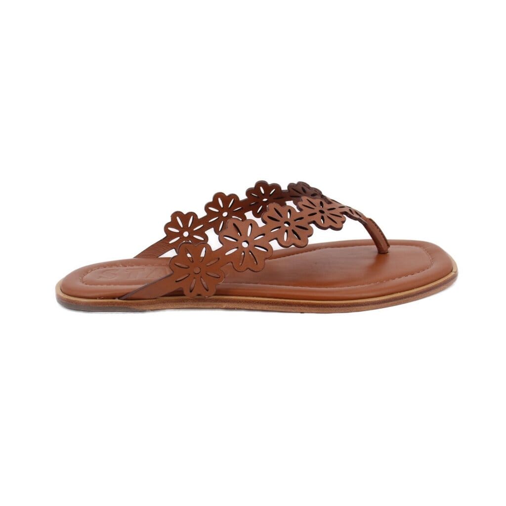 STAUD THONG SANDALS BROWN 8.5 US