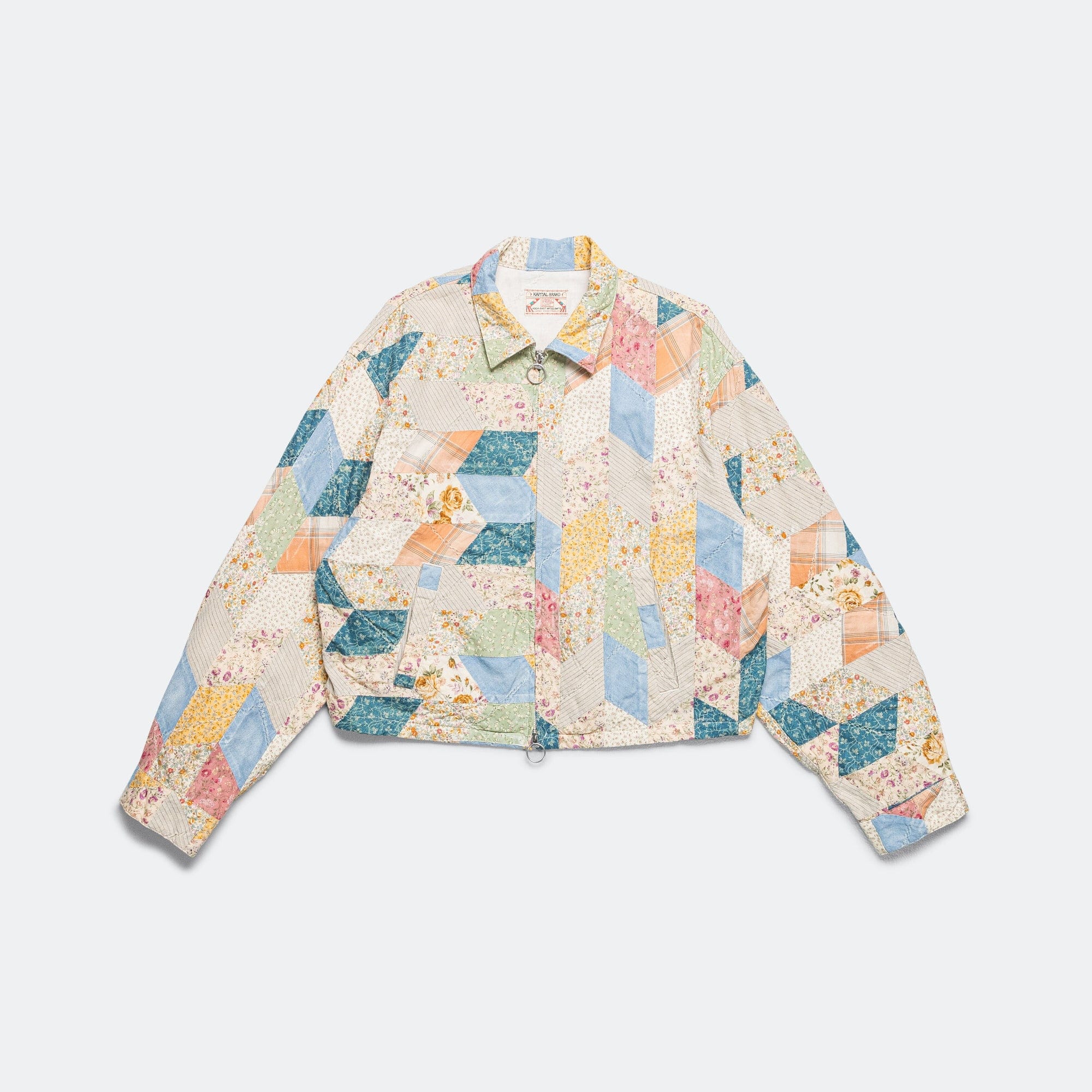 Kapital YABANE Quilt Patchwork Drizzler JKT - Ecru