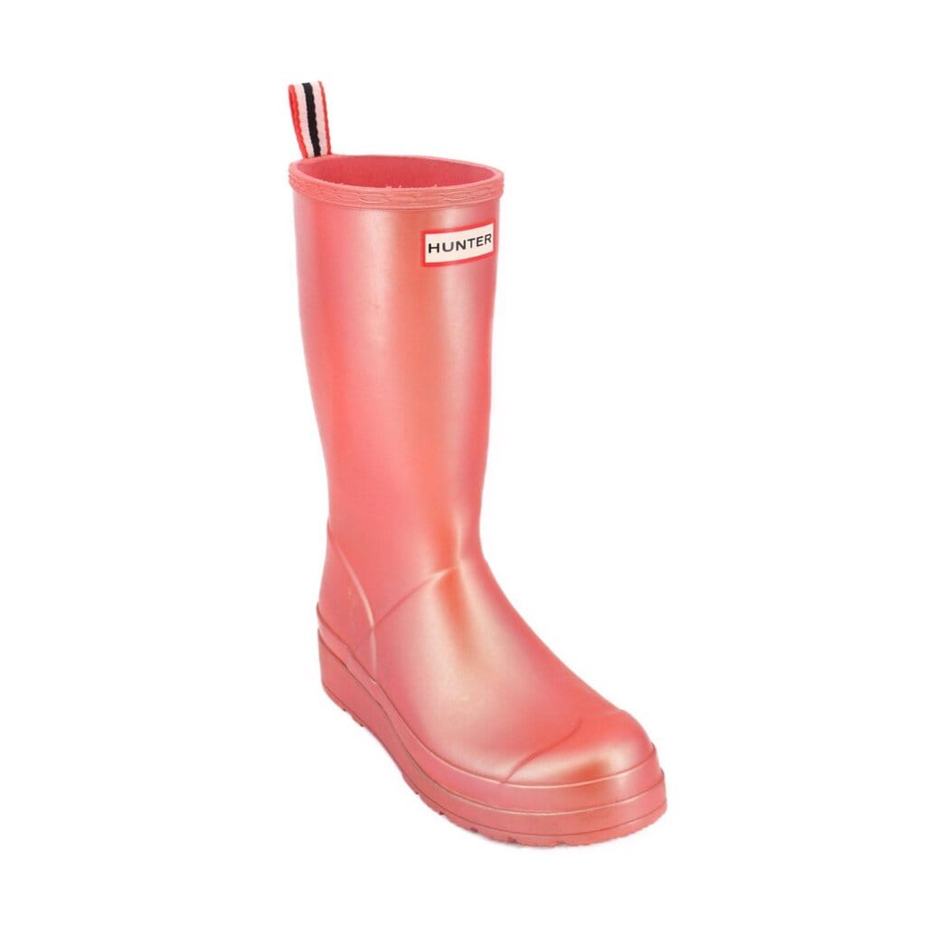 Hunter WOMEN'S ORIGINAL PLAY TALL NEBULA BOOTS PINK 7 US